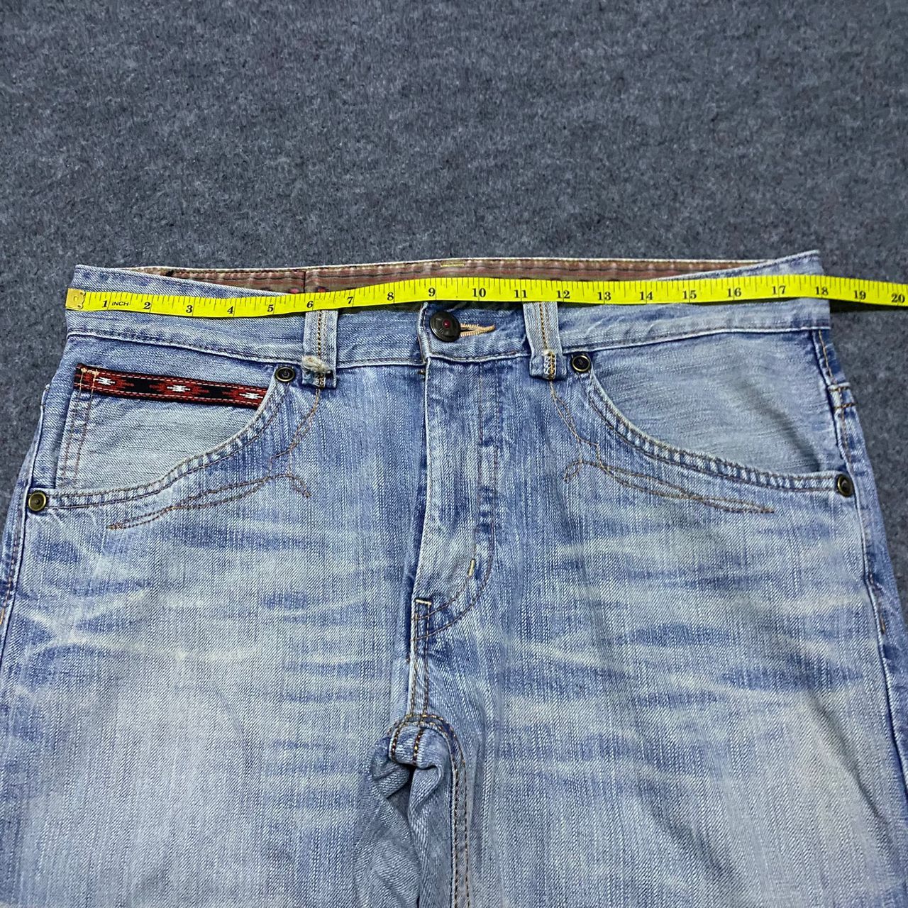 Edwin 💥Best Offer💥 Edwin Exclusive Vintage Distressed Denim Size US 36 / EU 52 - 3 Thumbnail