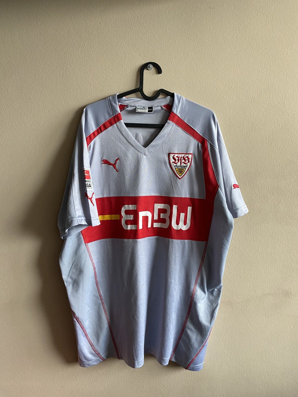 Puma Vintage Puma Stuttgart Tomasson 10 Soccer Jersey Size US XXL / EU 58 / 5 - 1 Thumbnail
