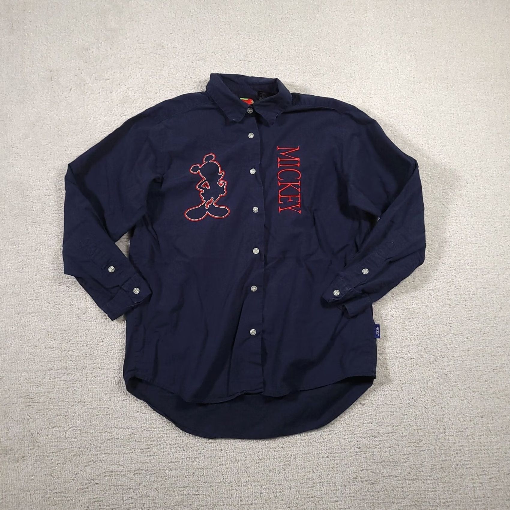 Mickey Unlimited VINTAGE Mickey Unlimited Shirt Womens S Blue Disney Jerry Leigh Women Size S / US 4 / IT 40 - 2 Thumbnail