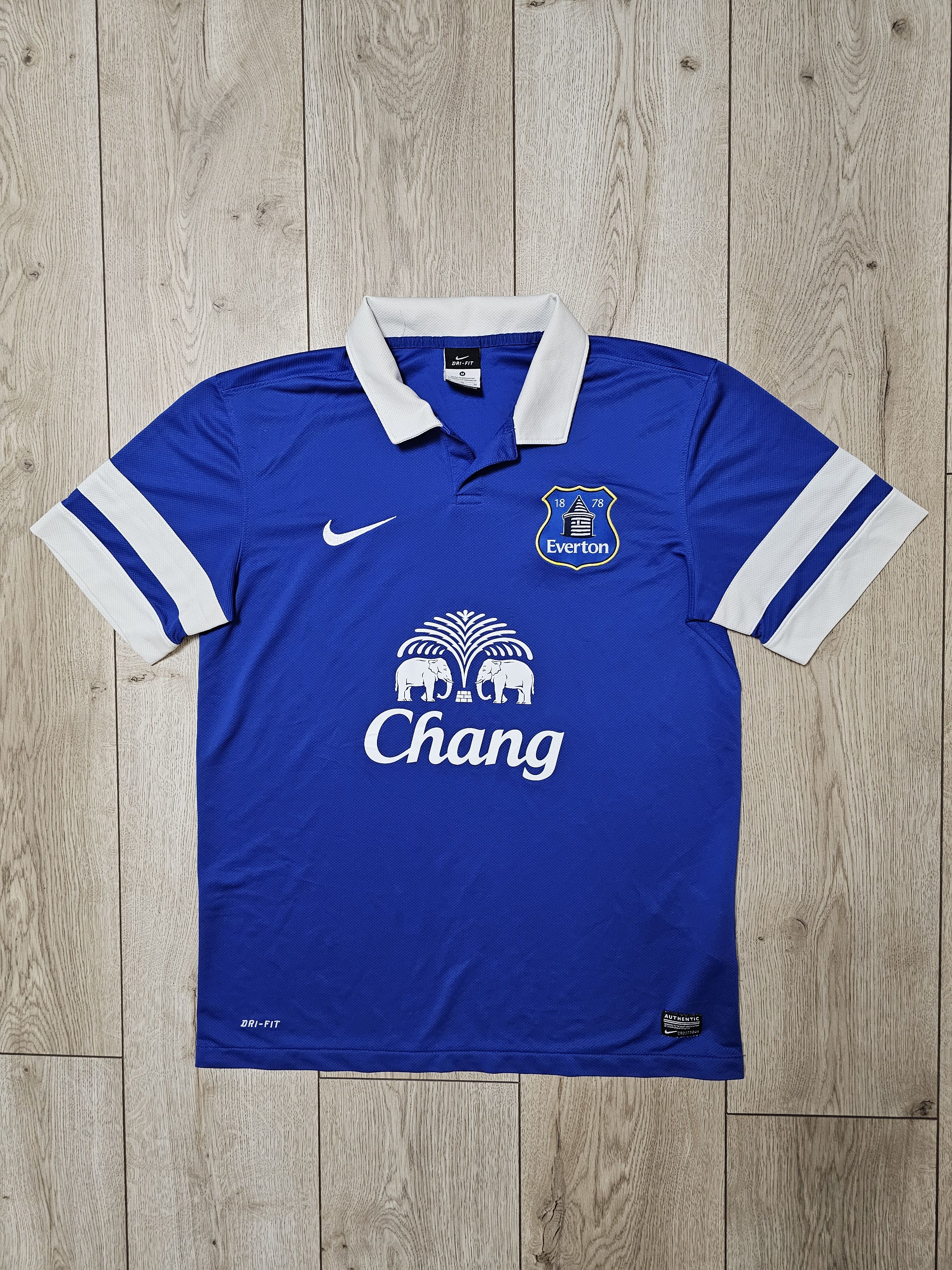 Nike × Vintage EVERTON 2013 2014 HOME FOOTBALL SHIRT SOCCER JERSEY Size US M / EU 48-50 / 2 - 1 Thumbnail