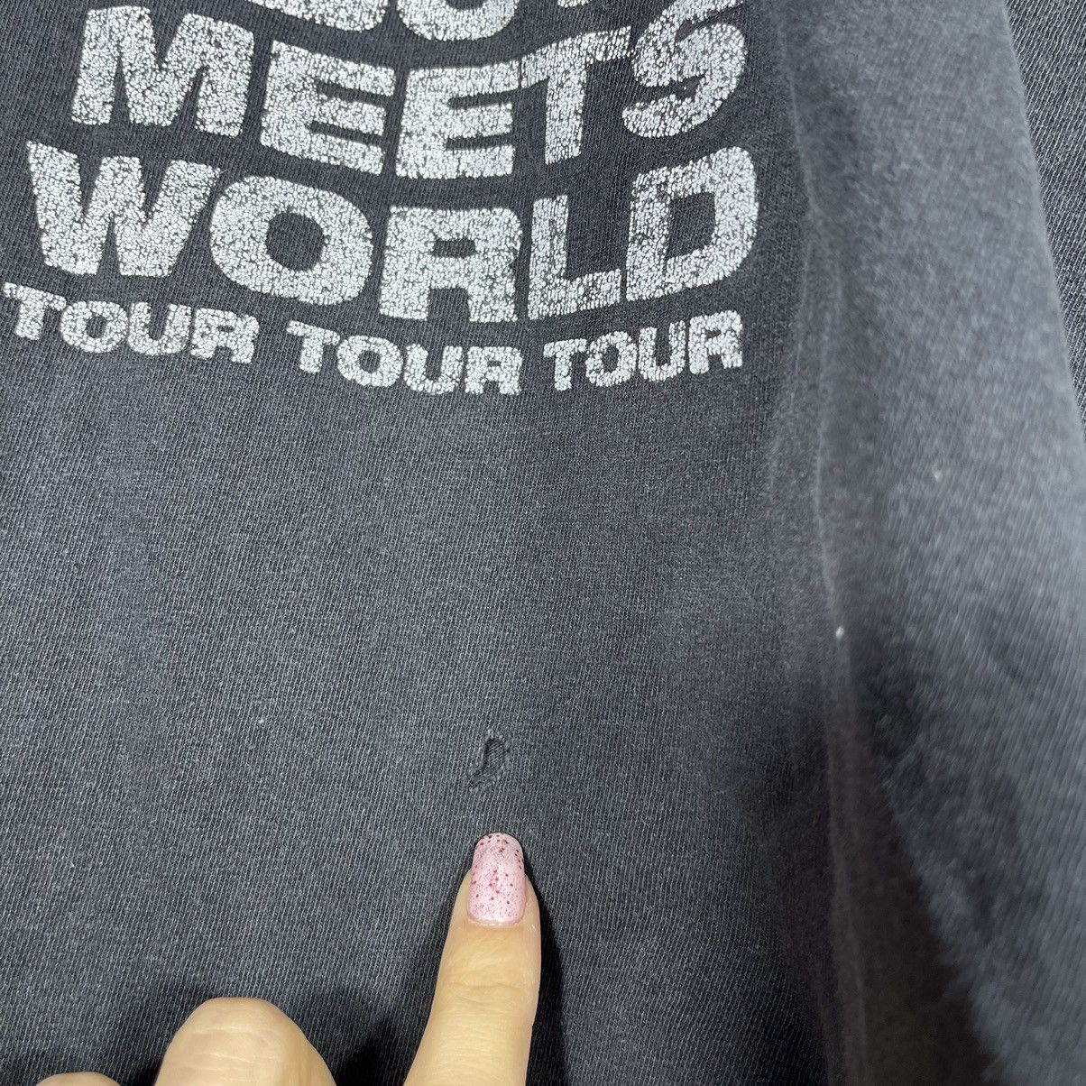 Drake Drake merch the boy meets world tour hip hop washed black Size US L / EU 52-54 / 3 - 8 Thumbnail