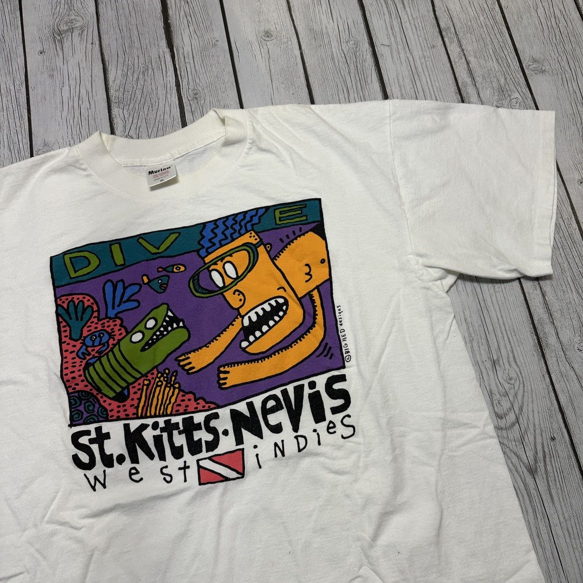 Vintage Vintage St. Kitts and Nevis tee Size US XL / EU 56 / 4 - 3 Thumbnail