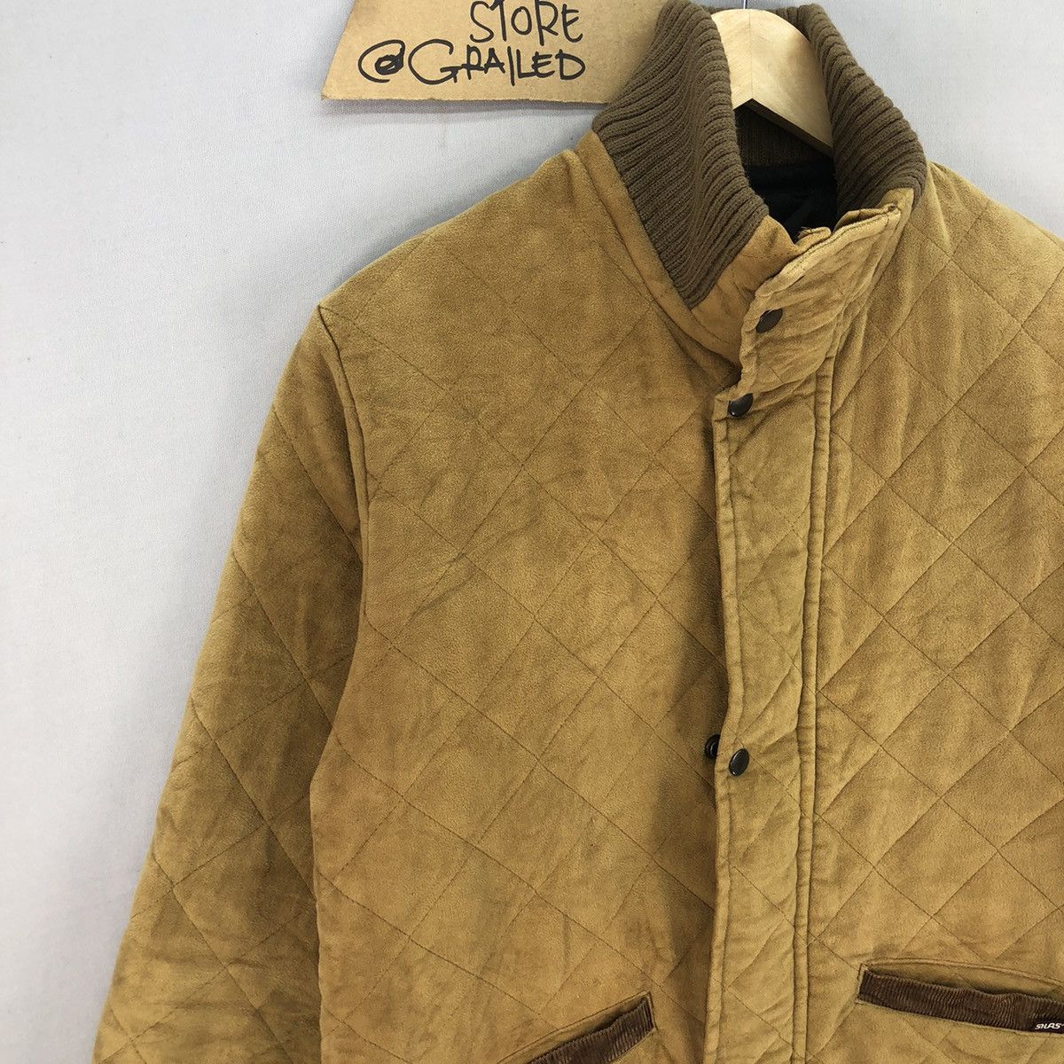 Silas Vintage 90’s Silas Faded Quilted Zipper Jacket Size US M / EU 48-50 / 2 - 2 Thumbnail
