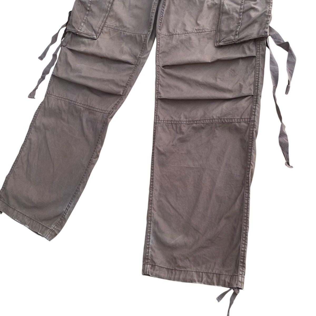 If Six Was Nine × Japanese Brand RealCrush Tactical Baggy Double Knee Bondage Cargo Pants Size US 35 - 5 Thumbnail