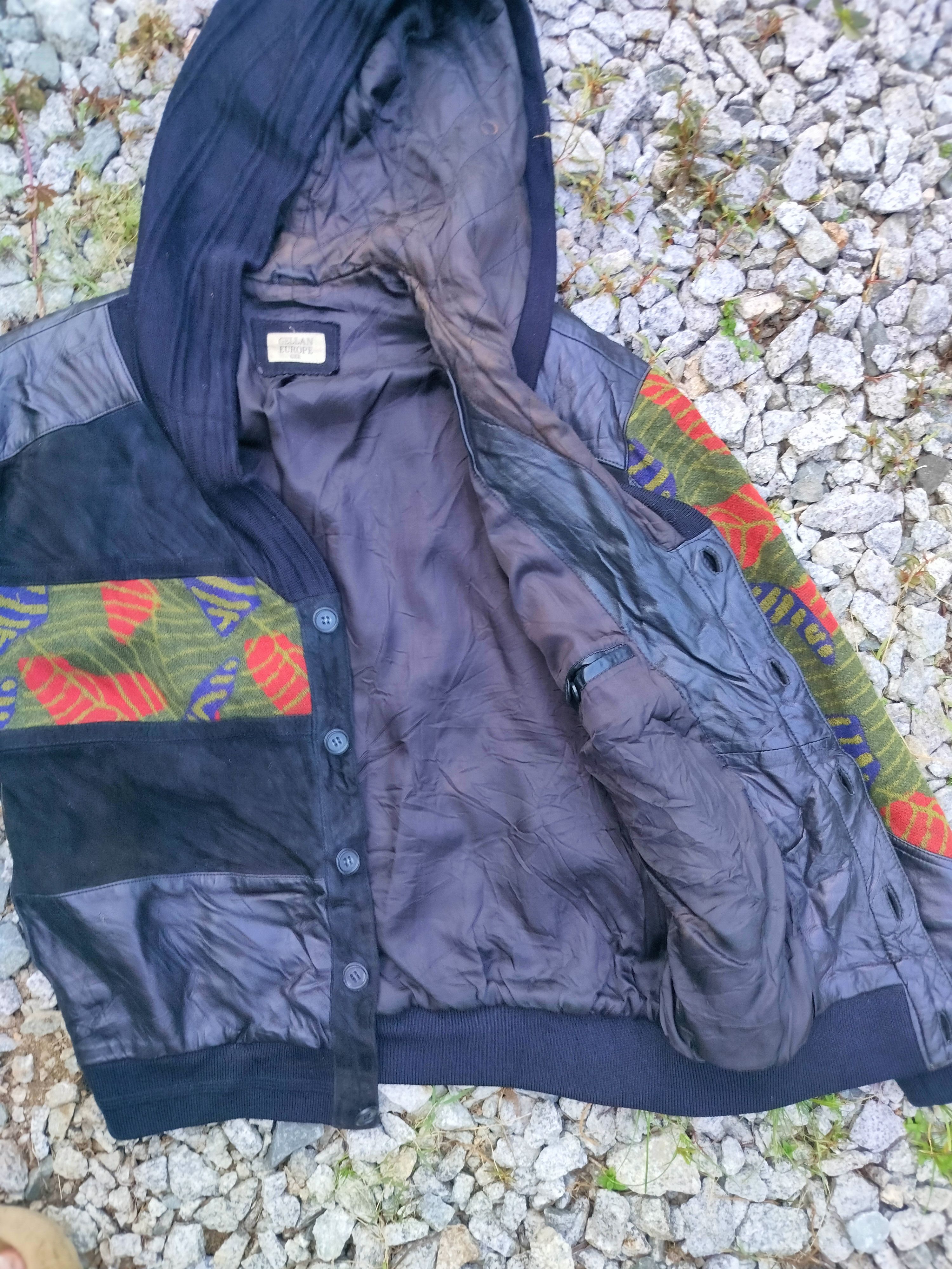 Other GELLAN EUROPE NAVAJO HOODIE BUTTON UP LEATHER JACKET Size US M / EU 48-50 / 2 - 6 Thumbnail