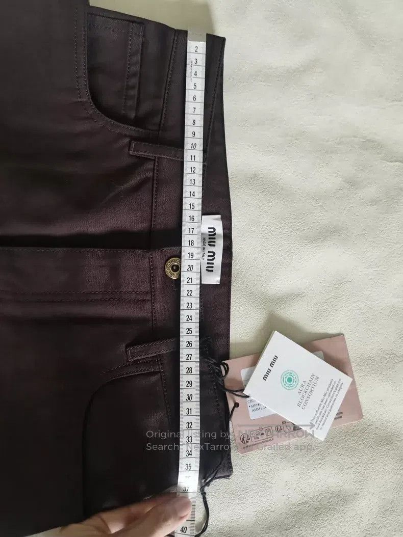 Miu Miu Miu Miu 36 Jeans Size 35" - 3 Thumbnail