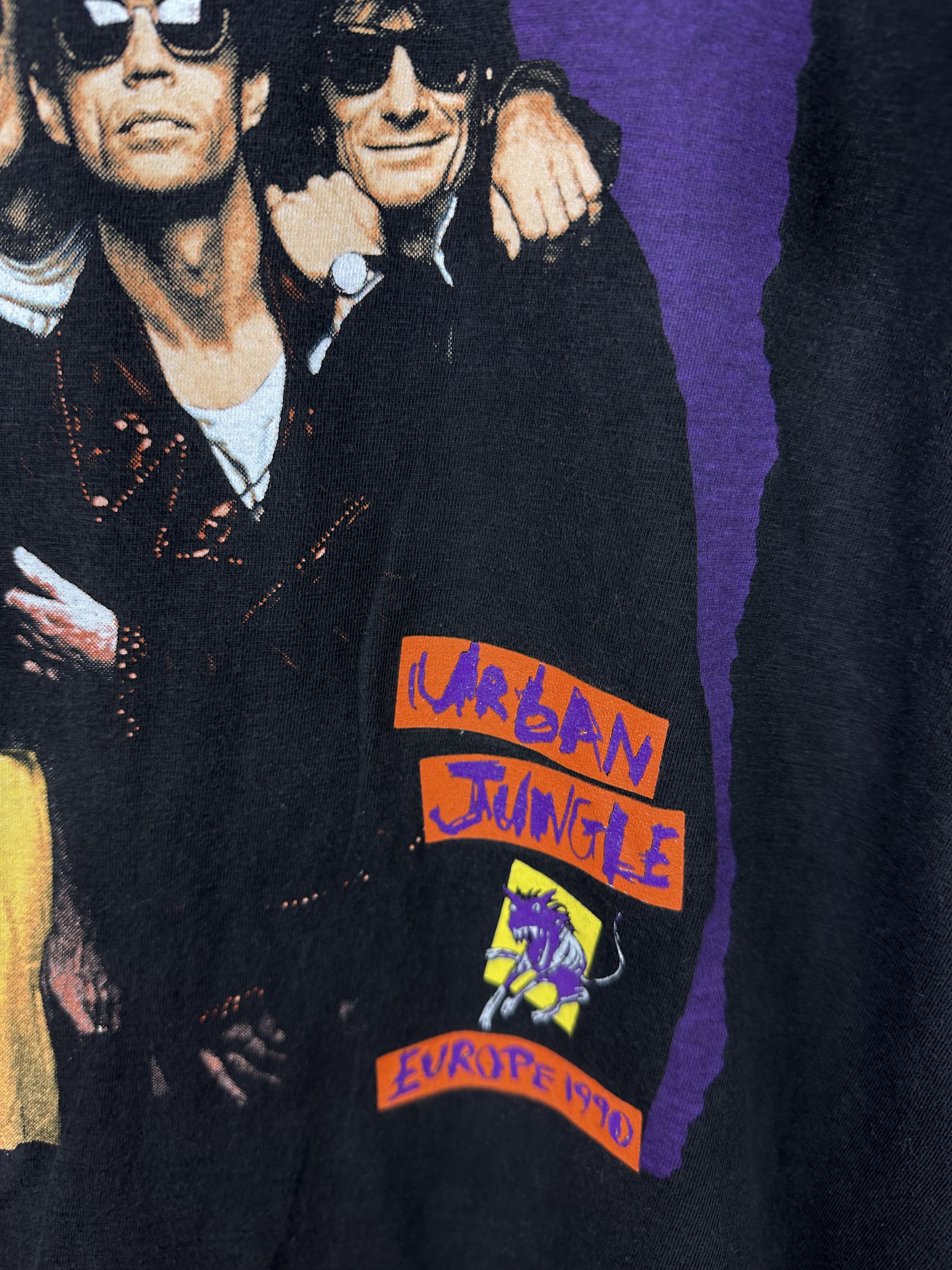 Band Tees Vintage 1990 Rolling Stones Urban Jungle Tour Shirt Tee Rare Size US XL / EU 56 / 4 - 10 Thumbnail