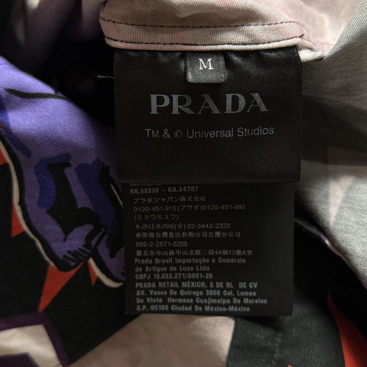 Prada × Universal Studios Prada Frankenstein Rose Poplin Shirt Size US M / EU 48-50 / 2 - 6 Thumbnail