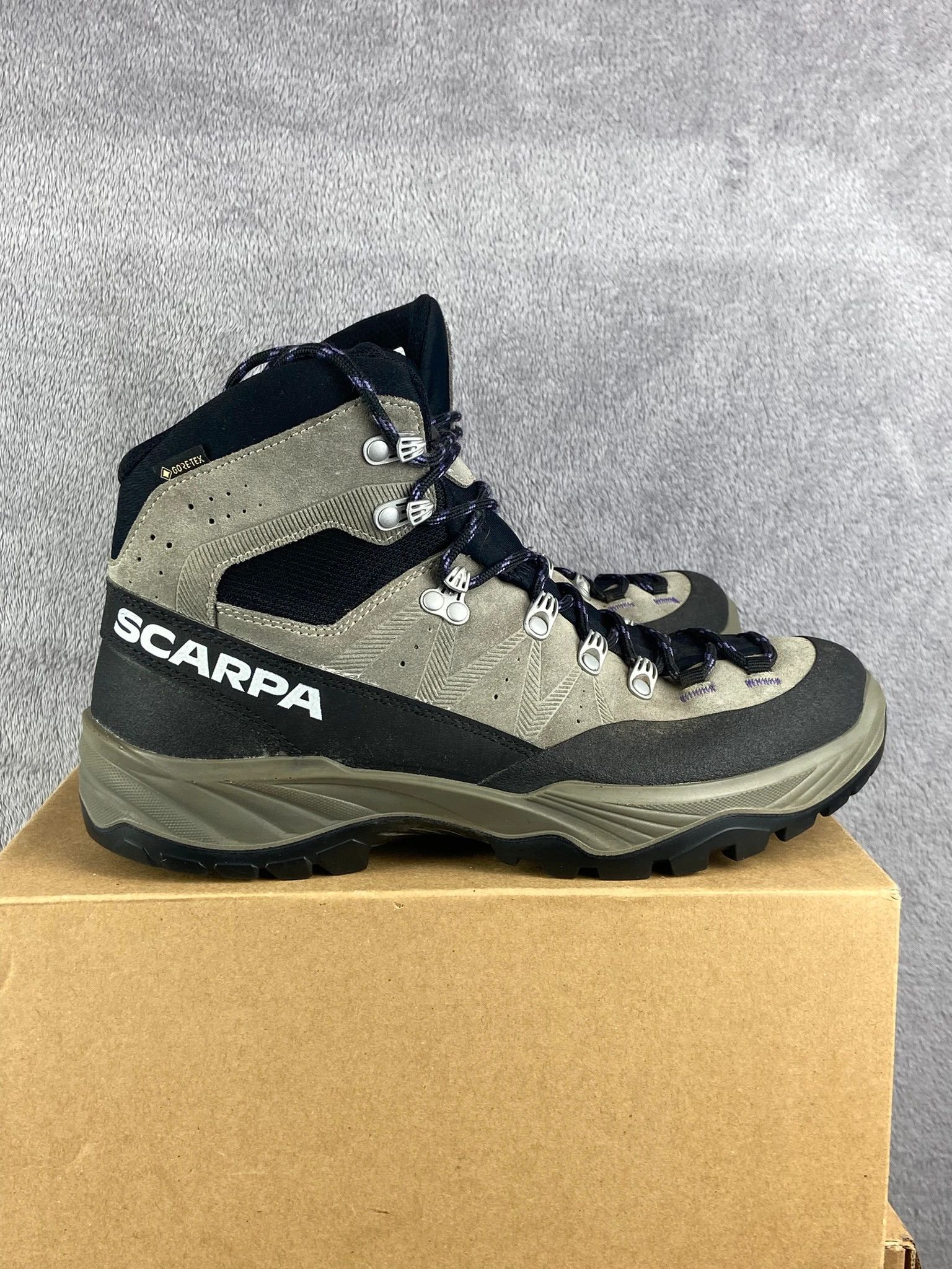 Scapa Sports Scarpa trekking boots grey outdoor hiking goretex premium Size US 9 / EU 42 - 5 Thumbnail