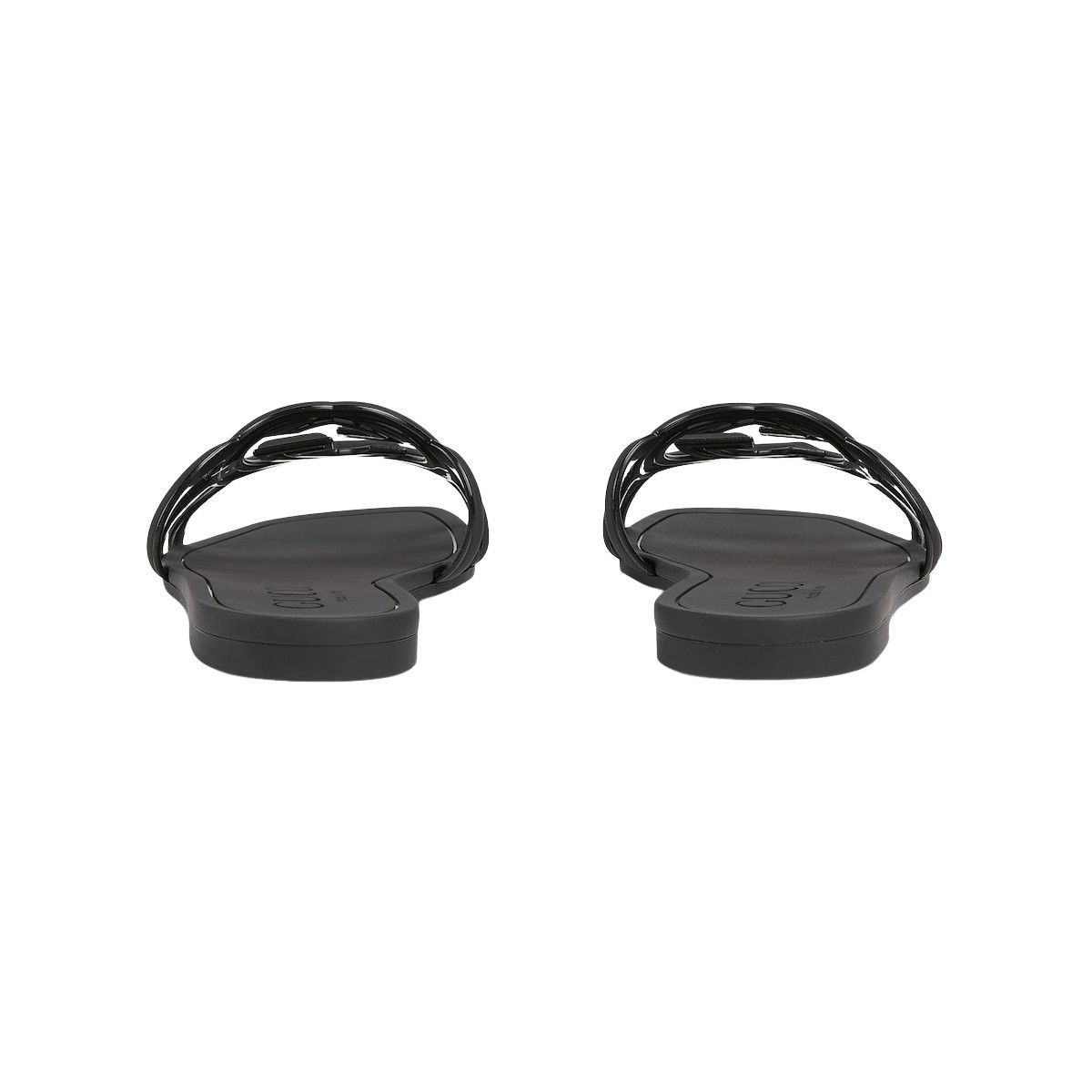 Gucci GUCCI $550 Black Interlocking G Slide Sandals New & Authenti Size US 6 / IT 36 - 3 Thumbnail