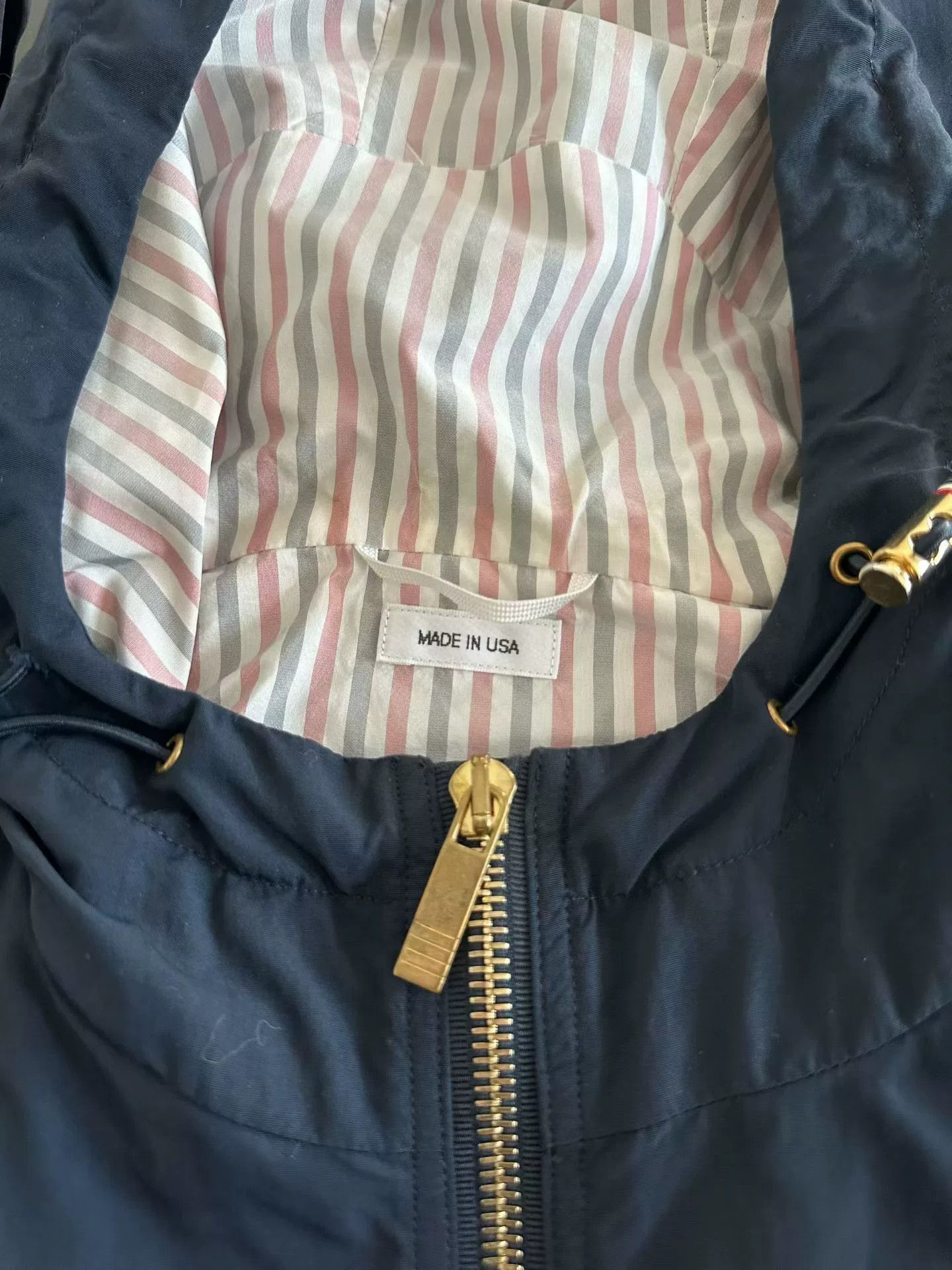 Thom Browne thom browne hooded jacket with stripes Size US M / EU 48-50 / 2 - 3 Thumbnail