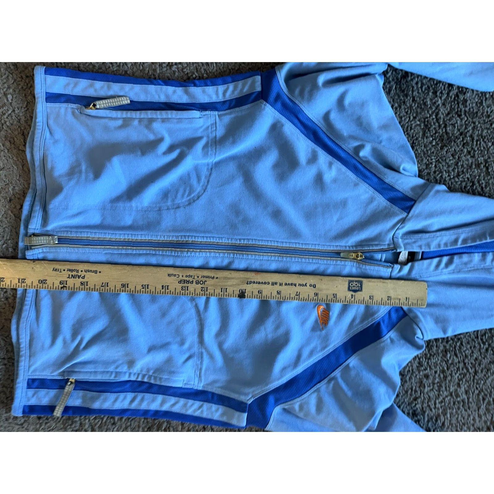 Nike Nike Dri-Fit Running Hooded Jacket Womens M Blue Full Zip Lightweight Casual Activewear Outdoor Hiking Running & Jogging Walking Size M / US 6-8 / IT 42-44 - 5 Thumbnail