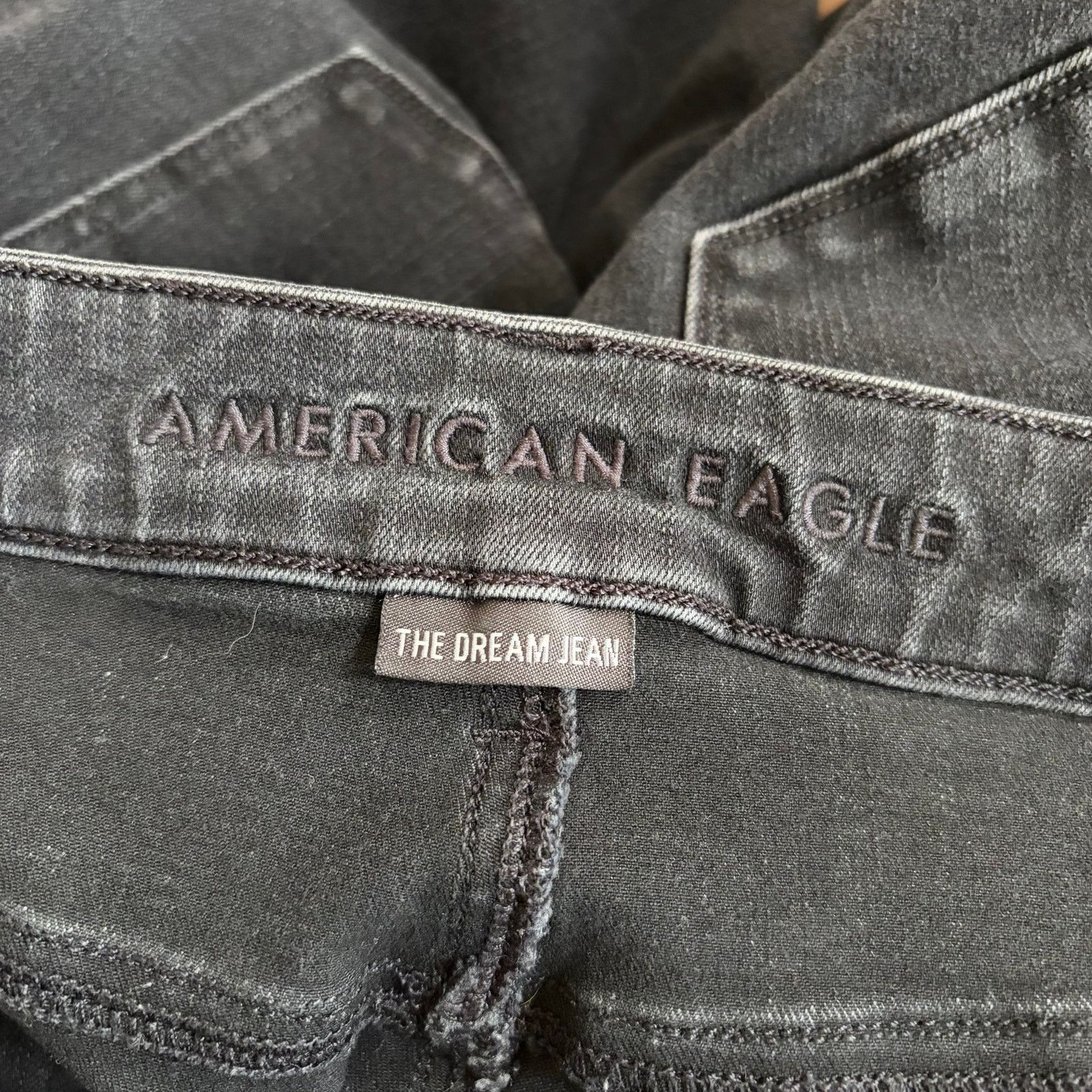 American Eagle Outfitters American Eagle Jeans Womens 18 Black Hi Rise Jegging Size 40" / US 18 - 2 Thumbnail