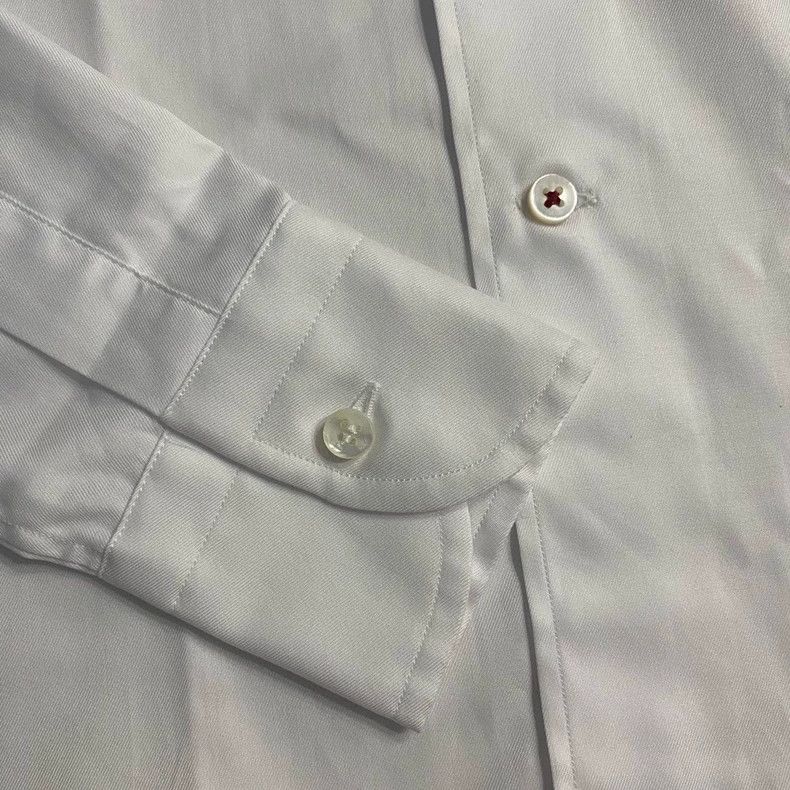 Loro Piana LORO PIANA size38 Classic white men's shirts 100% cotton Size US XXS / EU 40 - 6 Thumbnail