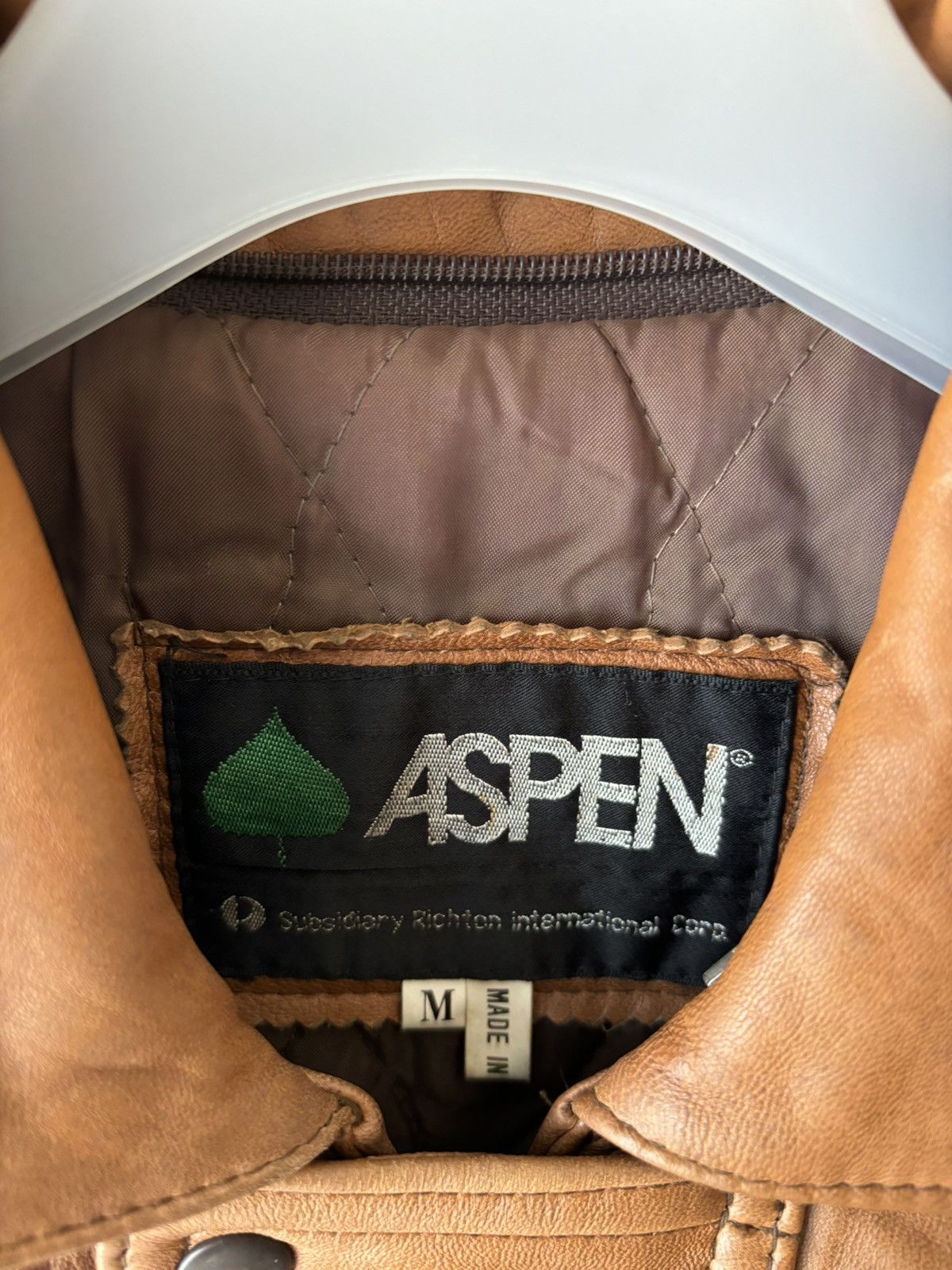 Vintage Aspen Vintage Leather Jacket Size US S / EU 44-46 / 1 - 9 Thumbnail