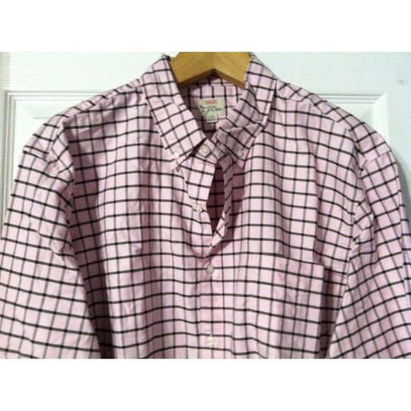 J.Crew J.CREW MENS NEW PINK 100%COTTON CASUAL SHIRT SLIM FIT XXL Size US XXL / EU 58 / 5 - 2 Thumbnail