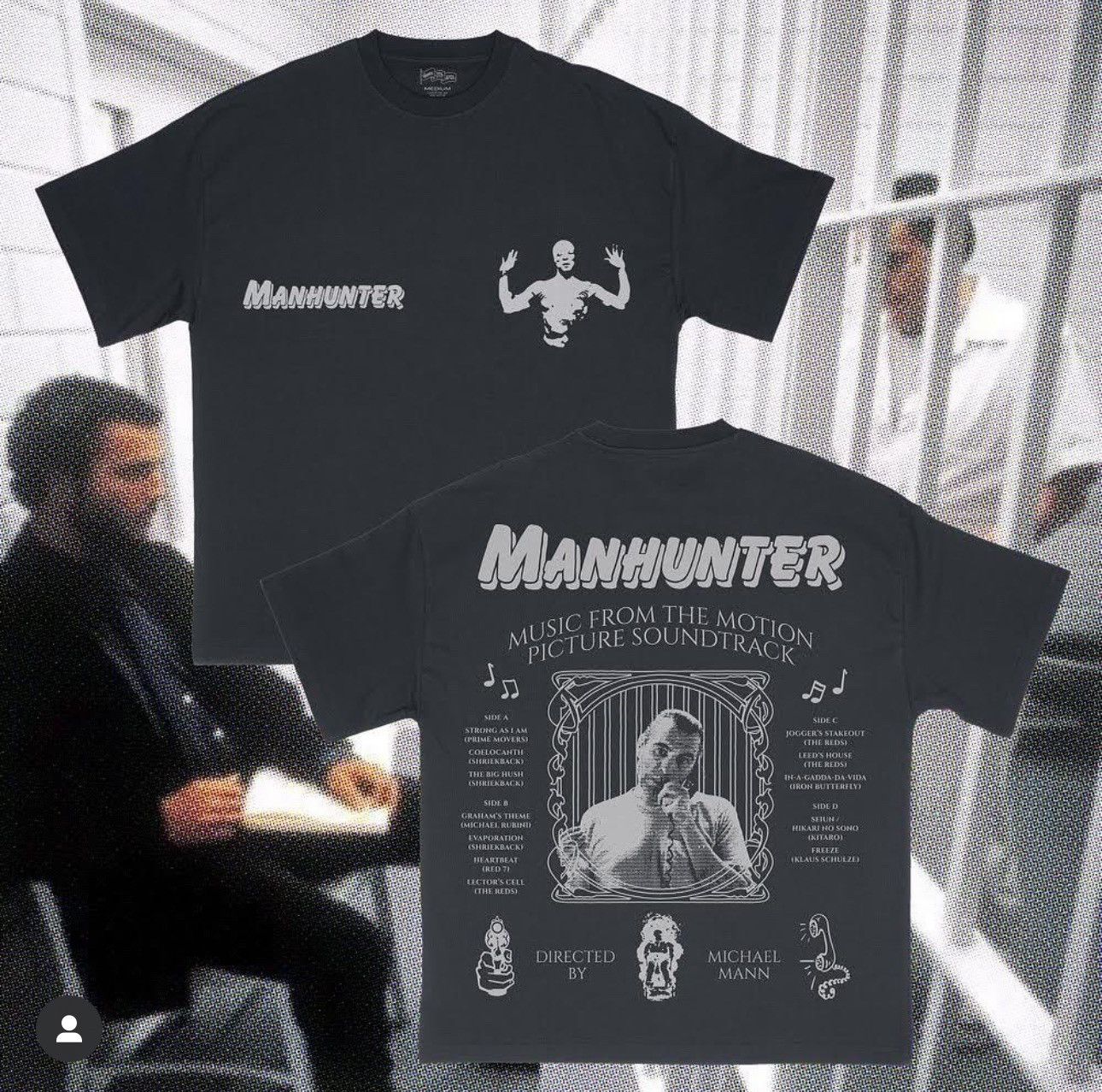 Vintage Director Fits x Cinegogue Manhunter Gray T-Shirt - XL Size US L / EU 52-54 / 3 - 1 Thumbnail