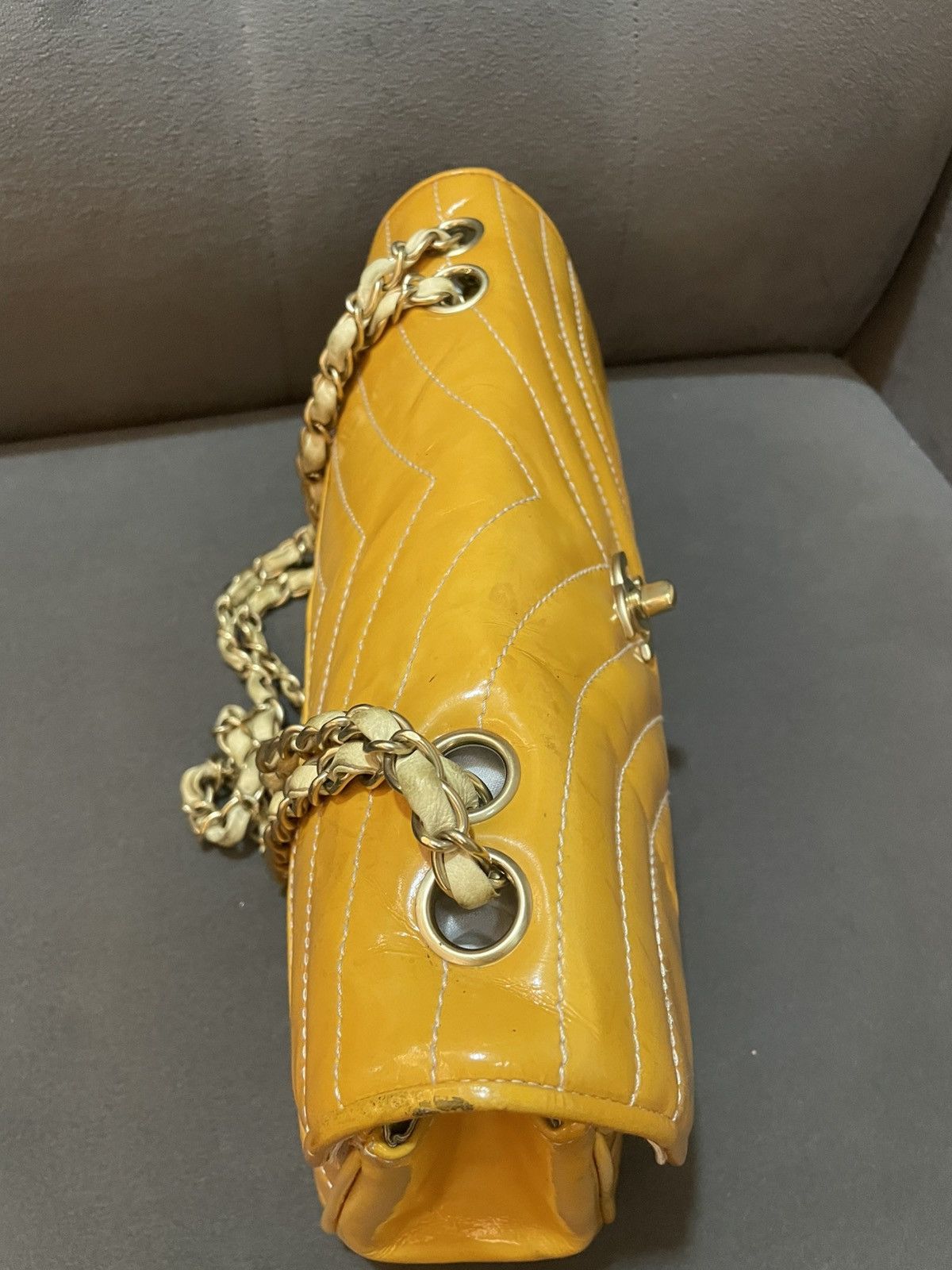Chanel Authentic CHANEL timeless/ classique patent leather Size ONE SIZE - 5 Thumbnail