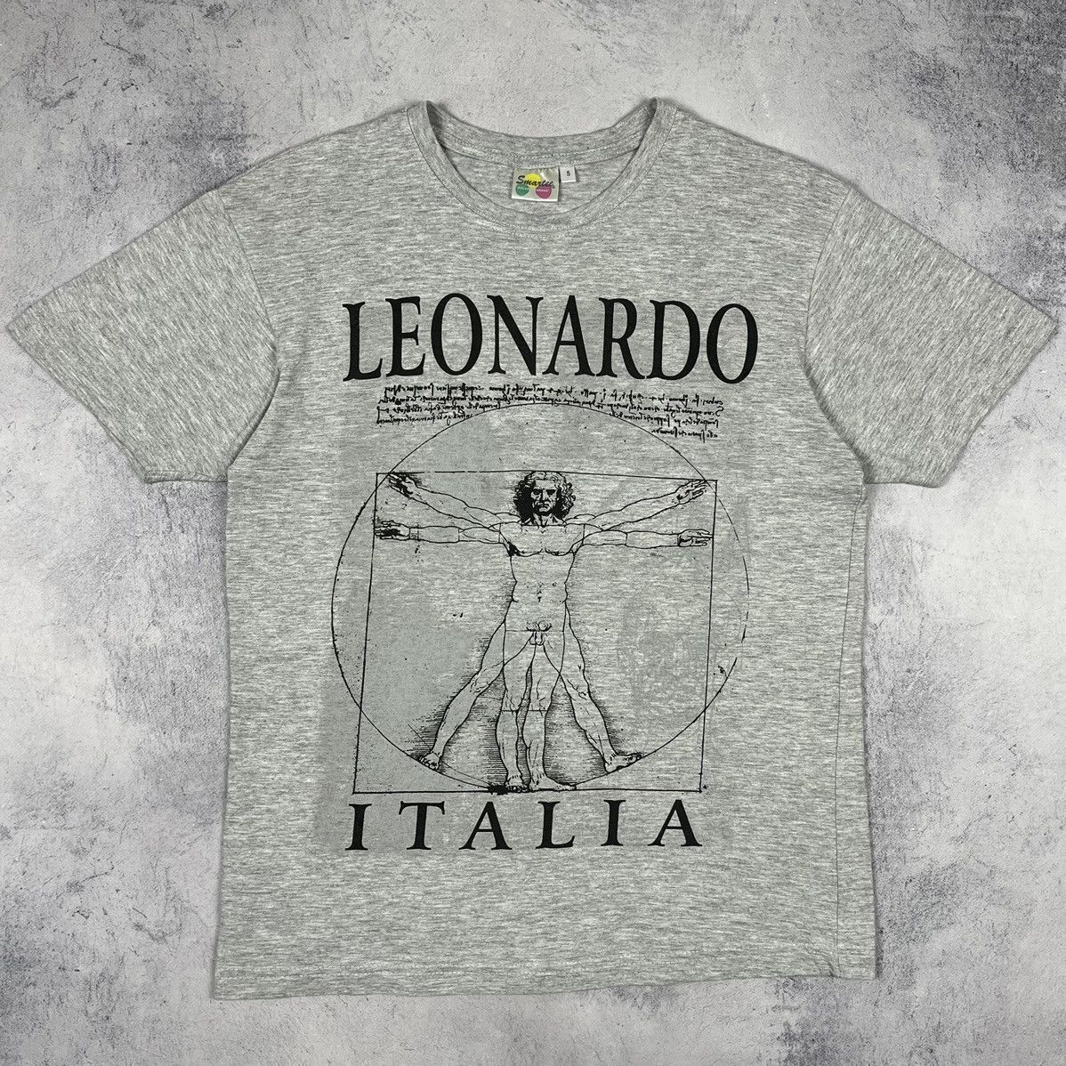 Vintage Vintage Leonardo Da Vinci art rare tee 90’s Size US S / EU 44-46 / 1 - 2 Thumbnail