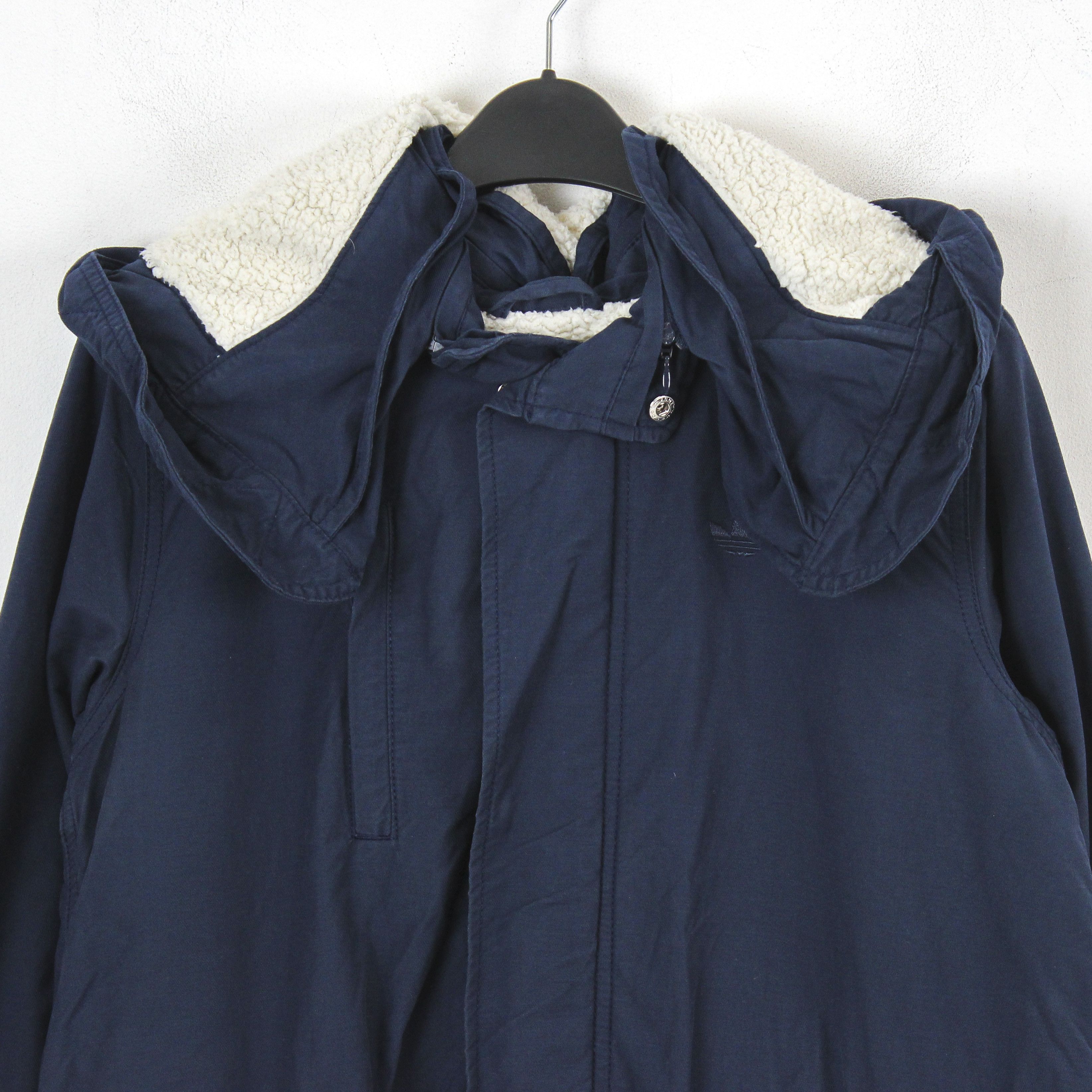 Adidas Womens M Jacket Coat Parka Hood EU 38 Outerwear Fleece lined Size M / US 6-8 / IT 42-44 - 2 Thumbnail