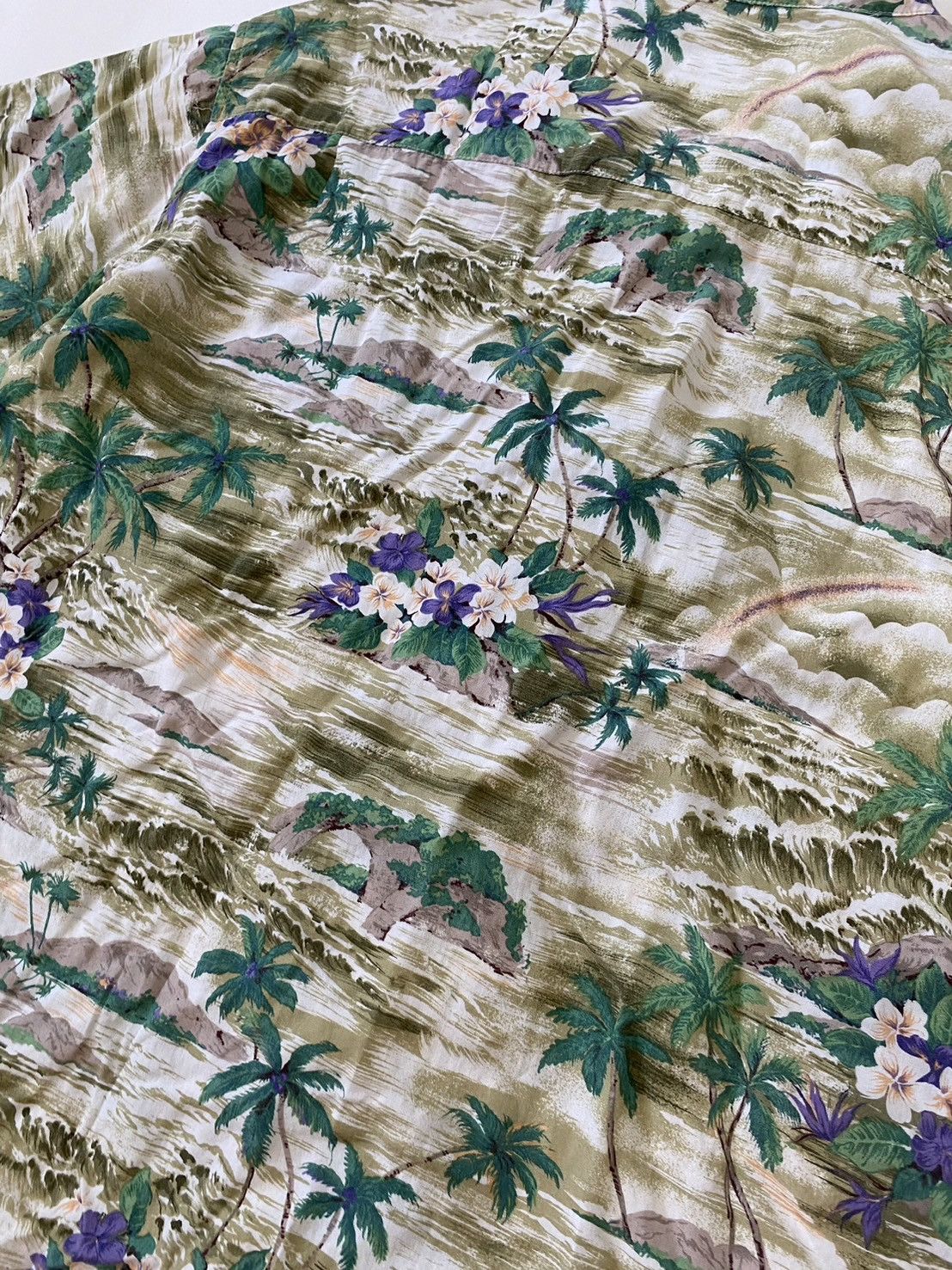 Billabong × Rip Curl × Vintage Vintage 90s PIKO HAWAIIAN LONGBOARD Wear shirt Size US M / EU 48-50 / 2 - 7 Thumbnail