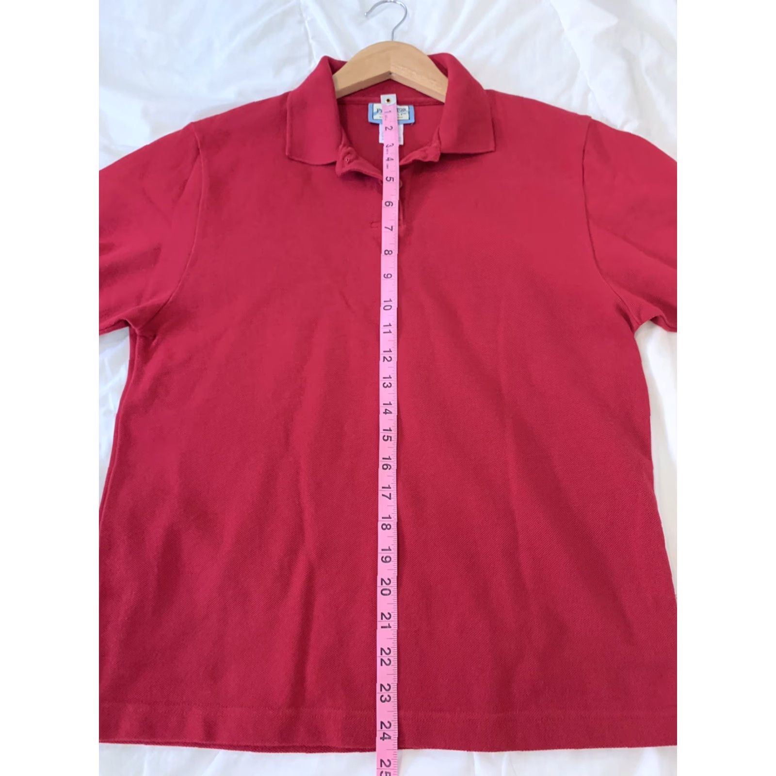 Pendleton Pendleton Short Sleeve Button-Front Polo Shirt Mens M Red Size US M / EU 48-50 / 2 - 6 Thumbnail
