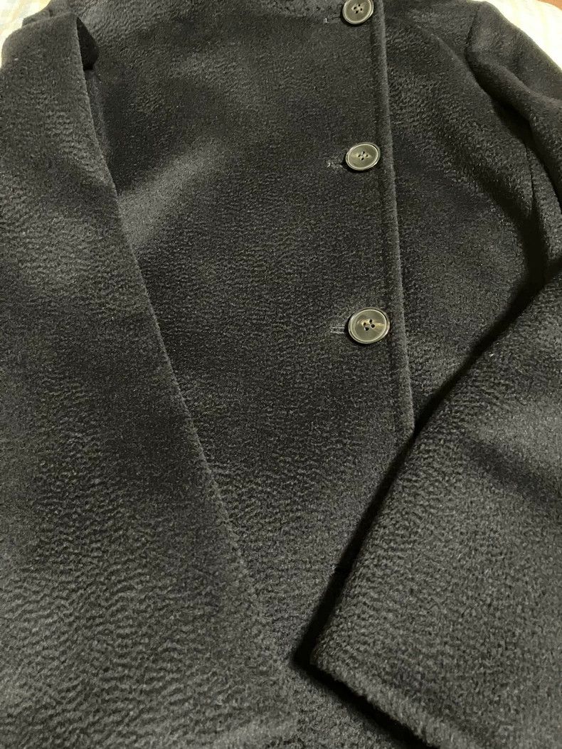 Max Mara Mainline White Label Camel Fleece Water Ripple Ho