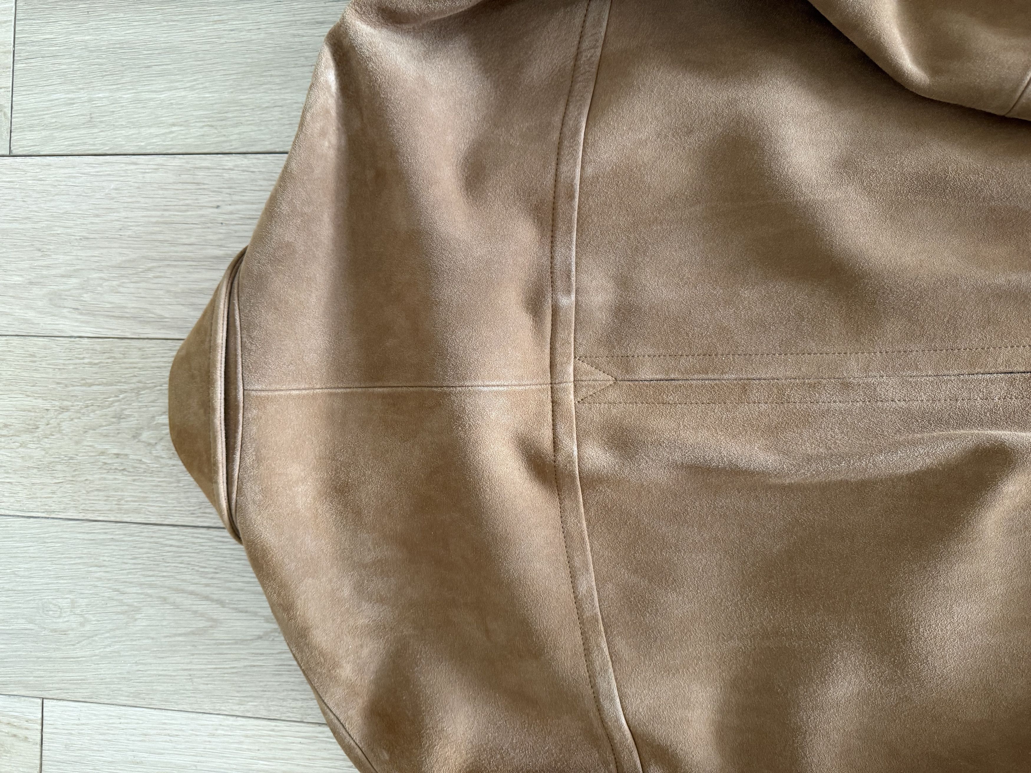 Auralee Auralee Lamb Suede Zip Blouson - Camel Size US XL / EU 56 / 4 - 13 Thumbnail