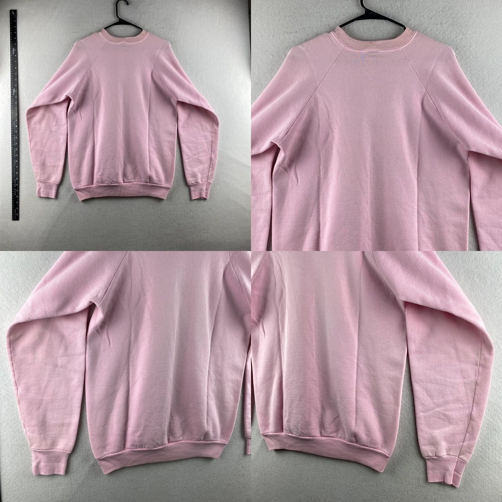 Vintage VINTAGE Hollywood Sweater Womens XL Pink 90s Fleece Pullover Casual Regular 90s Womens Pullover Sweater Pink USA Made Logo Knit Size XL / US 12-14 / IT 48-50 - 9 Thumbnail