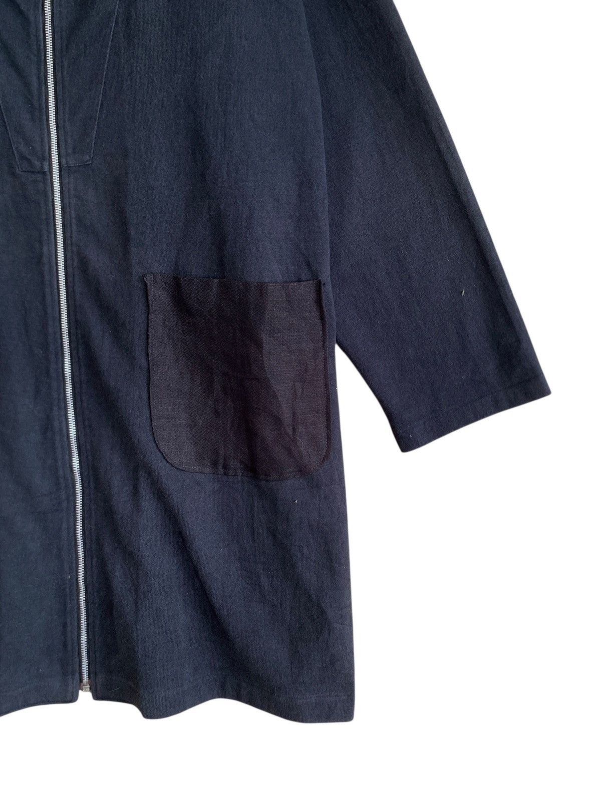 Yohji Yamamoto Very Rare Vintage Workshop Yohji Yamamoto Long Jacket 1980s Size US L / EU 52-54 / 3 - 5 Thumbnail