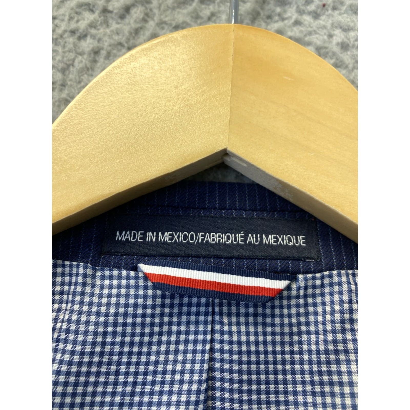 Tommy Hilfiger TOMMY HILFIGER Men's Modern-Fit Blue Plaid 2-Piece Suit Jacket Pants 40L/38W Size 40L - 5 Thumbnail