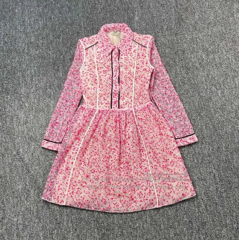 Fendi Fendi Pink Floral Nylon Women's Dress . Size M / US 6-8 / IT 42-44 - 1 Thumbnail