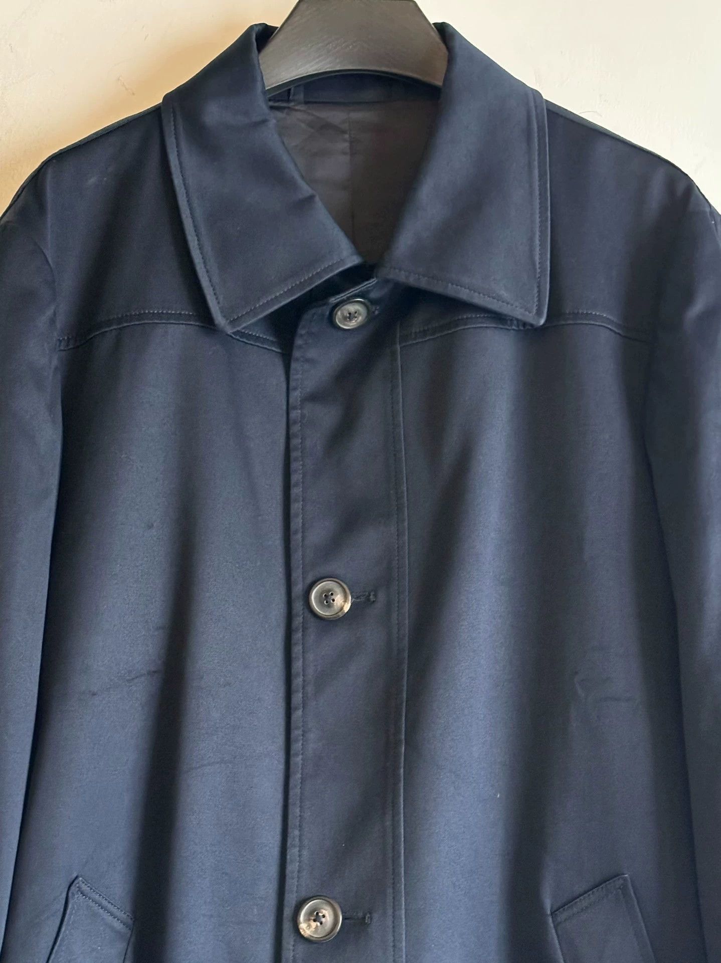 Maison Margiela Black Long Button-Up Coat Size M Size US M / EU 48-50 / 2 - 3 Thumbnail