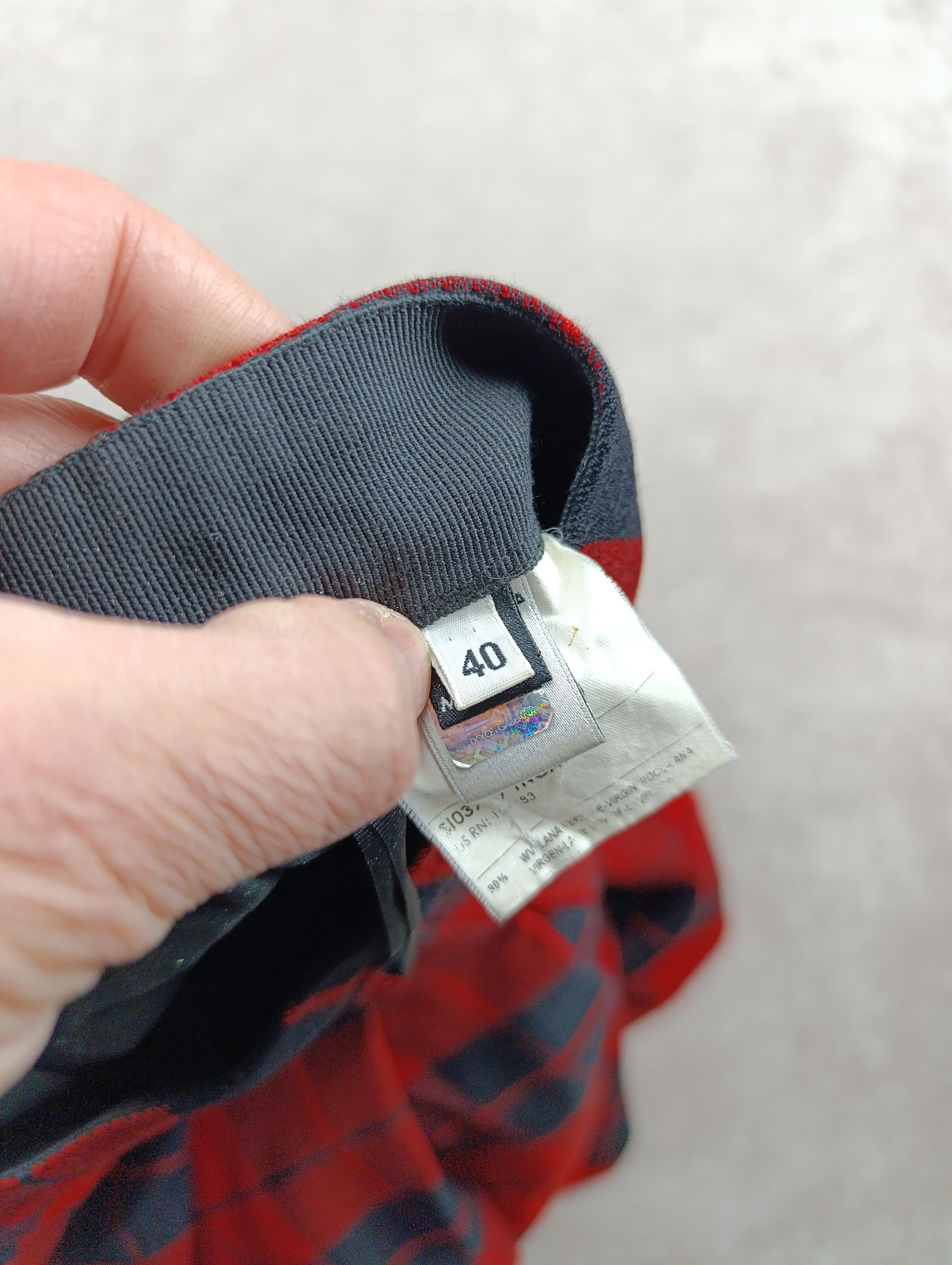 Dolce & Gabbana DOLCE & GABBANA D&G RED PLAID PANNIER WOOL MINI SKIRT WOMENS Size 27" / US 4 / IT 40 - 14 Thumbnail