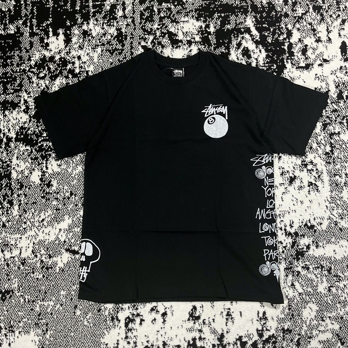 Stussy STUSSY TEST STRIKE PIGMENT DYED TEE IN BLACK - L Size US L / EU 52-54 / 3 - 3 Thumbnail