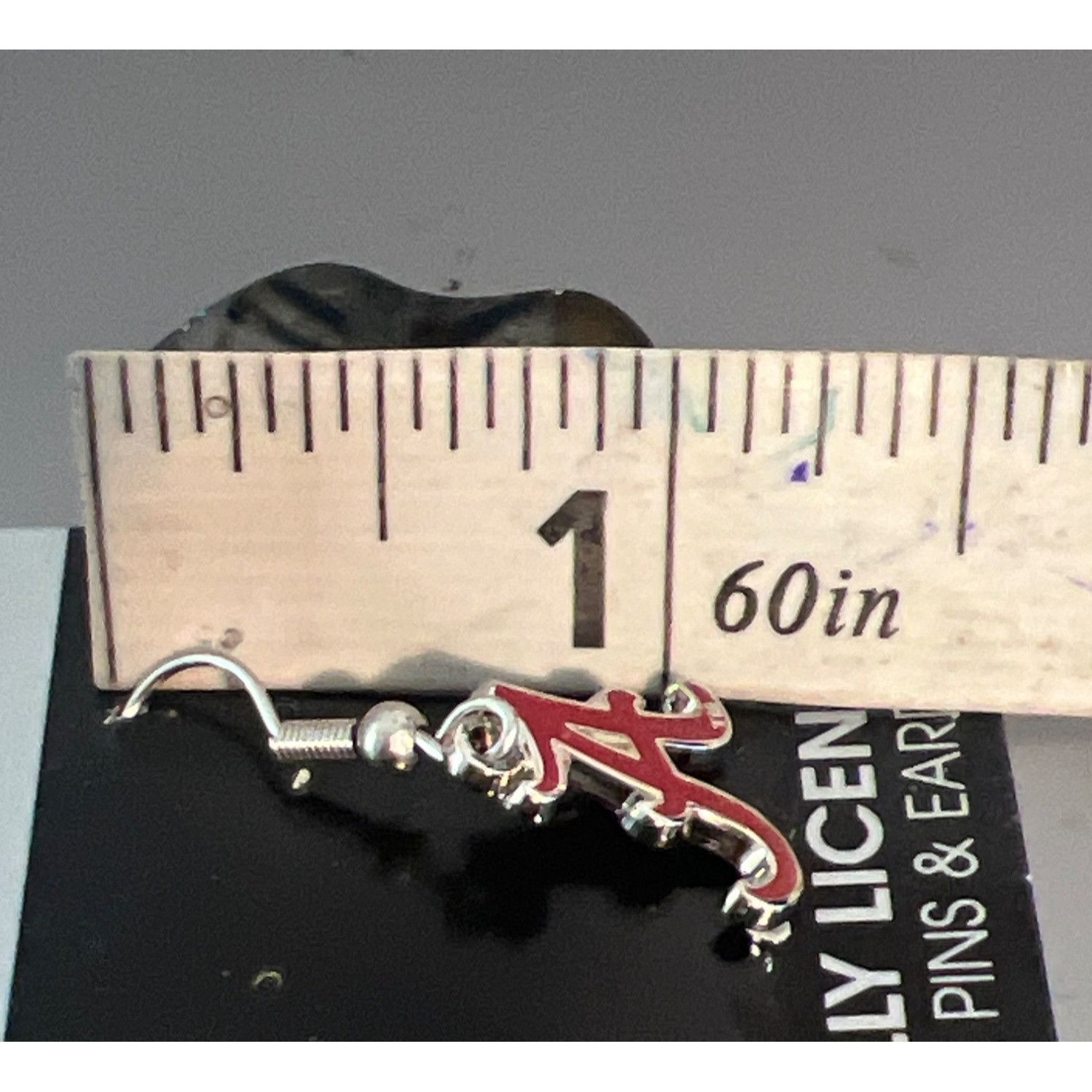 Other University Of Alabama Crimson Tide WinCraft Earrings Script Size ONE SIZE - 4 Thumbnail