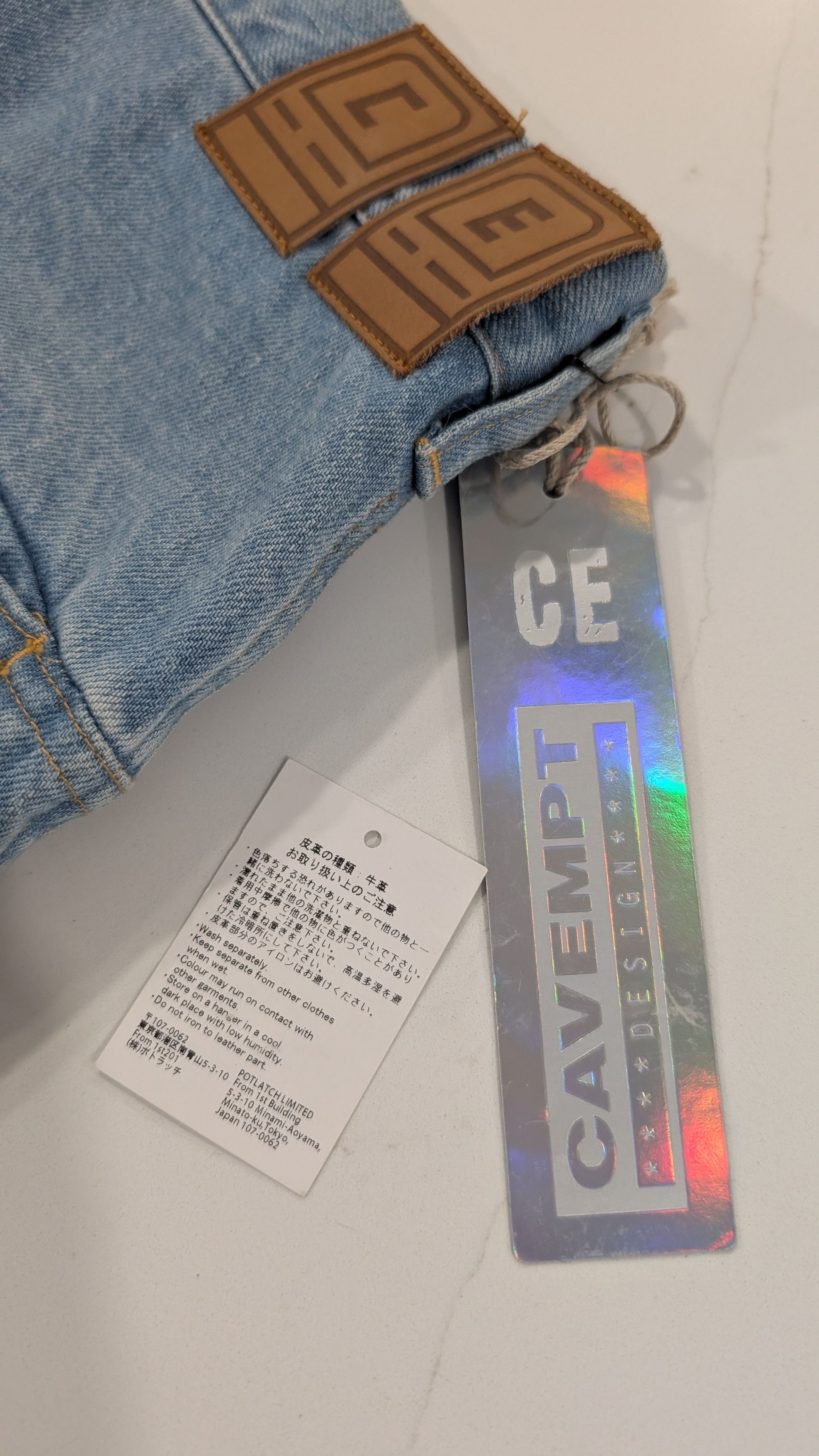 Cav Empt Cav Empt C.E Slit Design Stone Washed Size 30 Size US 30 / EU 46 - 3 Thumbnail