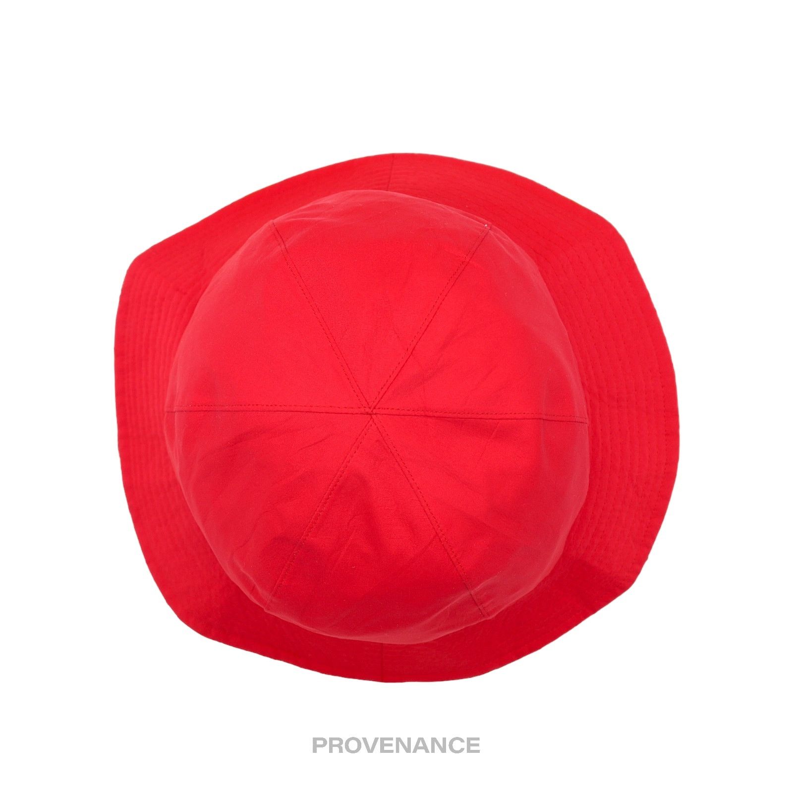 Balenciaga 🔴 Balenciaga BB Logo Embroidered Bucket Hat - Red Size ONE SIZE - 3 Thumbnail