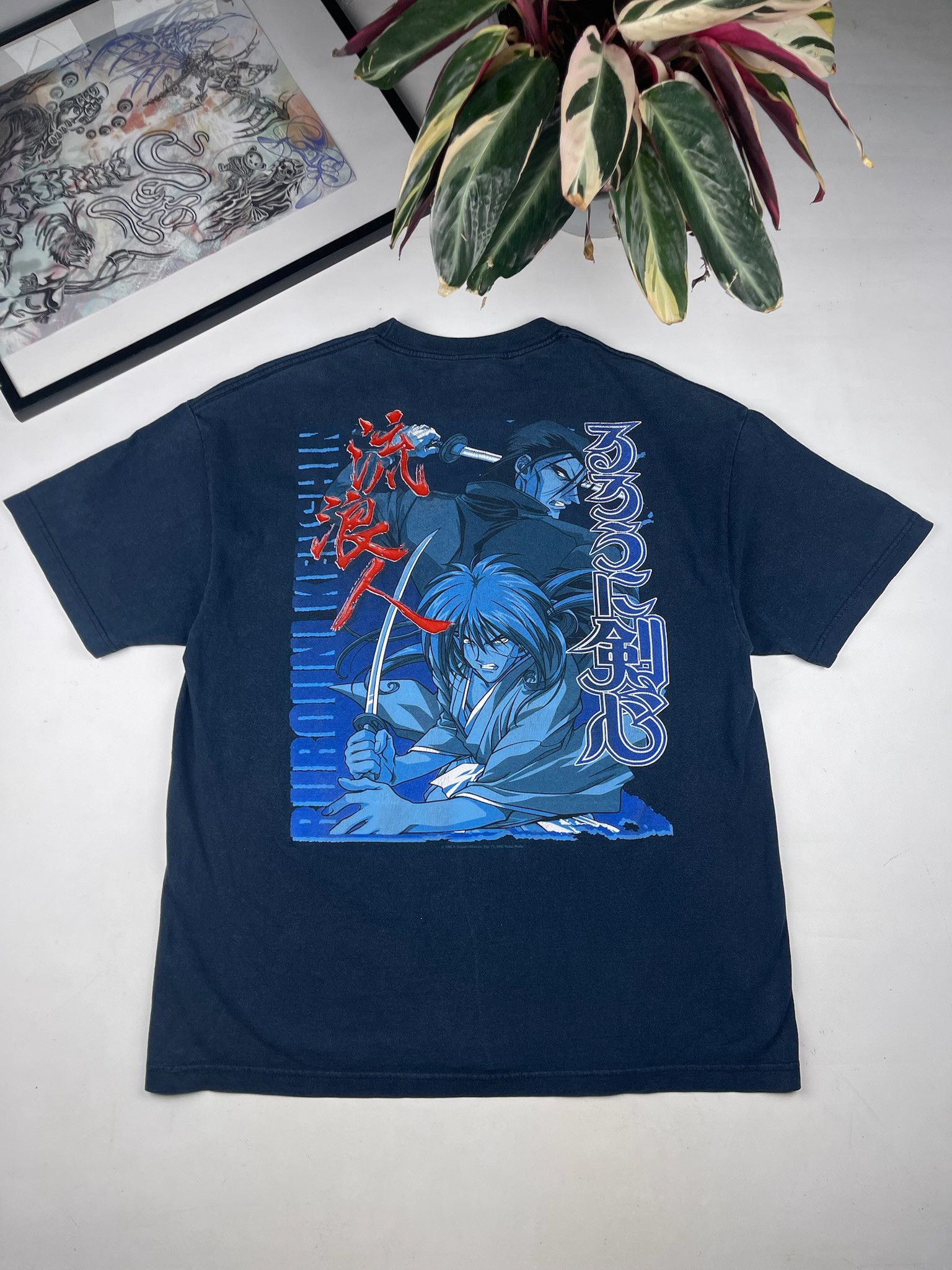 Cartoon Network VTG ‘00s Rurouni Kenshin Samurai X Anime Tee Shirt Saito Size US XL / EU 56 / 4 - 1 Thumbnail