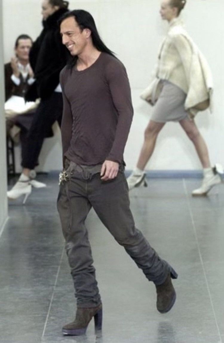 Rick Owens F/W 03 „TRUCKER“ Mainline Corduroy Pants Rick Owens L Size US 34 / EU 50 - 2 Thumbnail