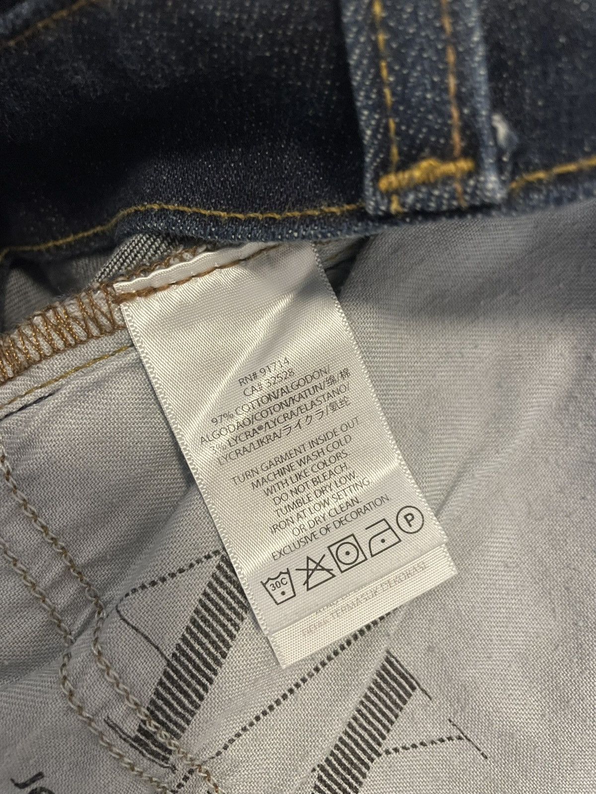Armani Exchange Armani Exchange J66 Jeans Low Rise Straight Leg Regular Size US 30 / EU 46 - 8 Thumbnail