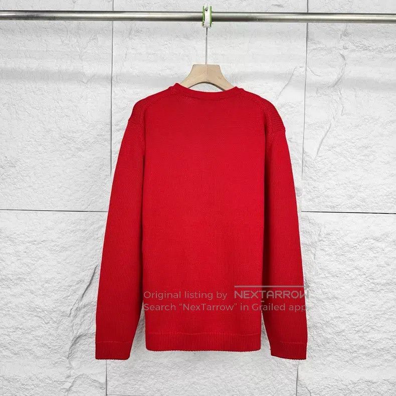 Fendi Fendi Red Long Sleeve Sweater Size US M / EU 48-50 / 2 - 2 Thumbnail