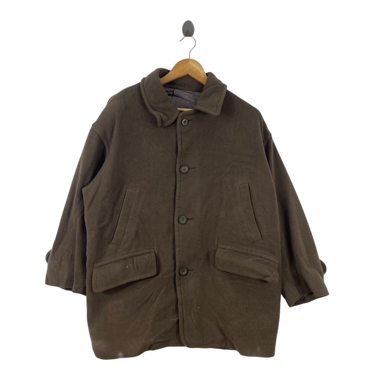 Burberry Vintage BURBERRYS VStyle Overcoat Oversized Button Front Size US M / EU 48-50 / 2 - 3 Thumbnail