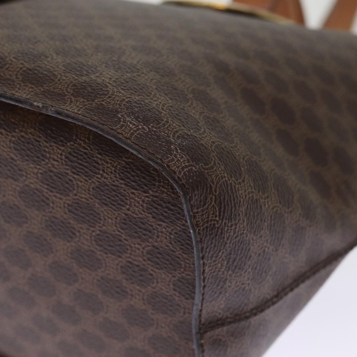 Celine CELINE Macadam Canvas Shoulder Bag Pvc Brown Size ONE SIZE - 11 Thumbnail
