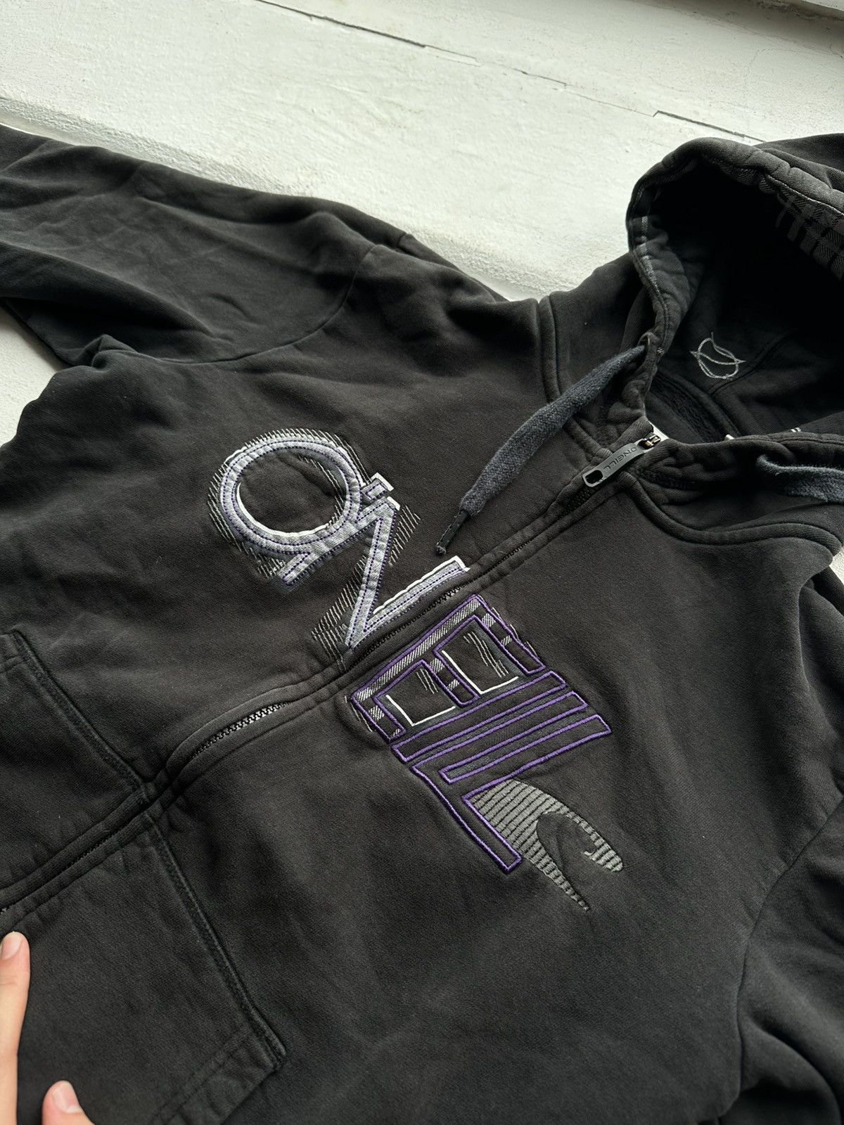 O'Neill 🚨Vintage Y2K ONEILL SURF ZIP HOODIE RARE LONGSLEEVE Shirt Size US L / EU 52-54 / 3 - 4 Thumbnail