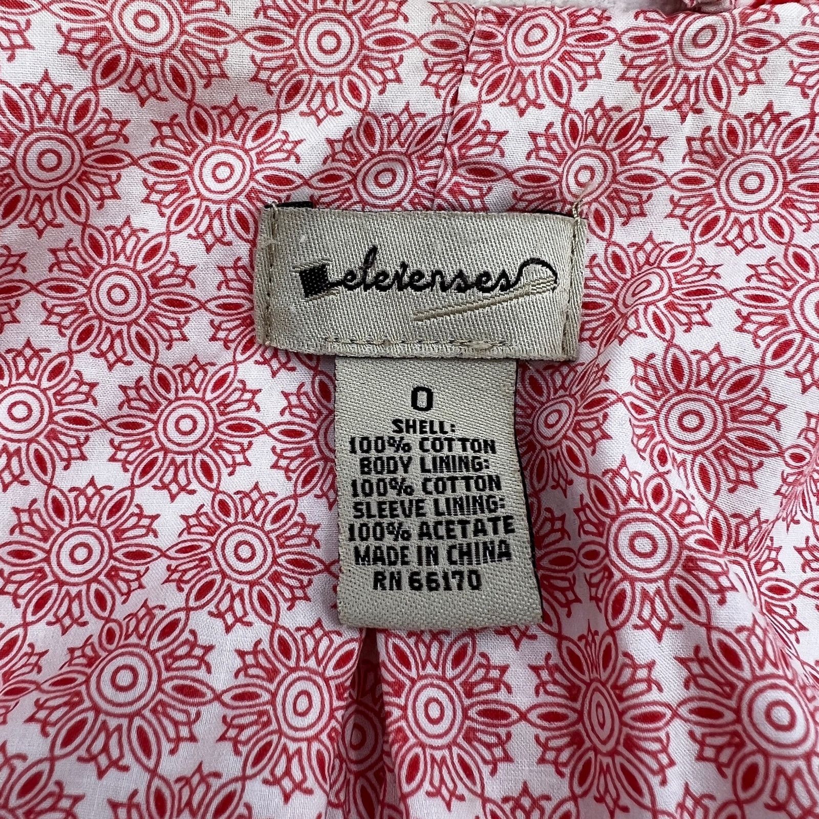 Anthropologie Anthropologie Elevenses Floral Printed Corduroy Jacket Size XS / US 0-2 / IT 36-38 - 3 Thumbnail