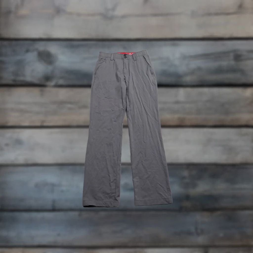 Under Armour Under Armour Pants Mens 30x30 Gray Loose Fit Golf Chino Performance Stretch Size US 30 / EU 46 - 1 Thumbnail