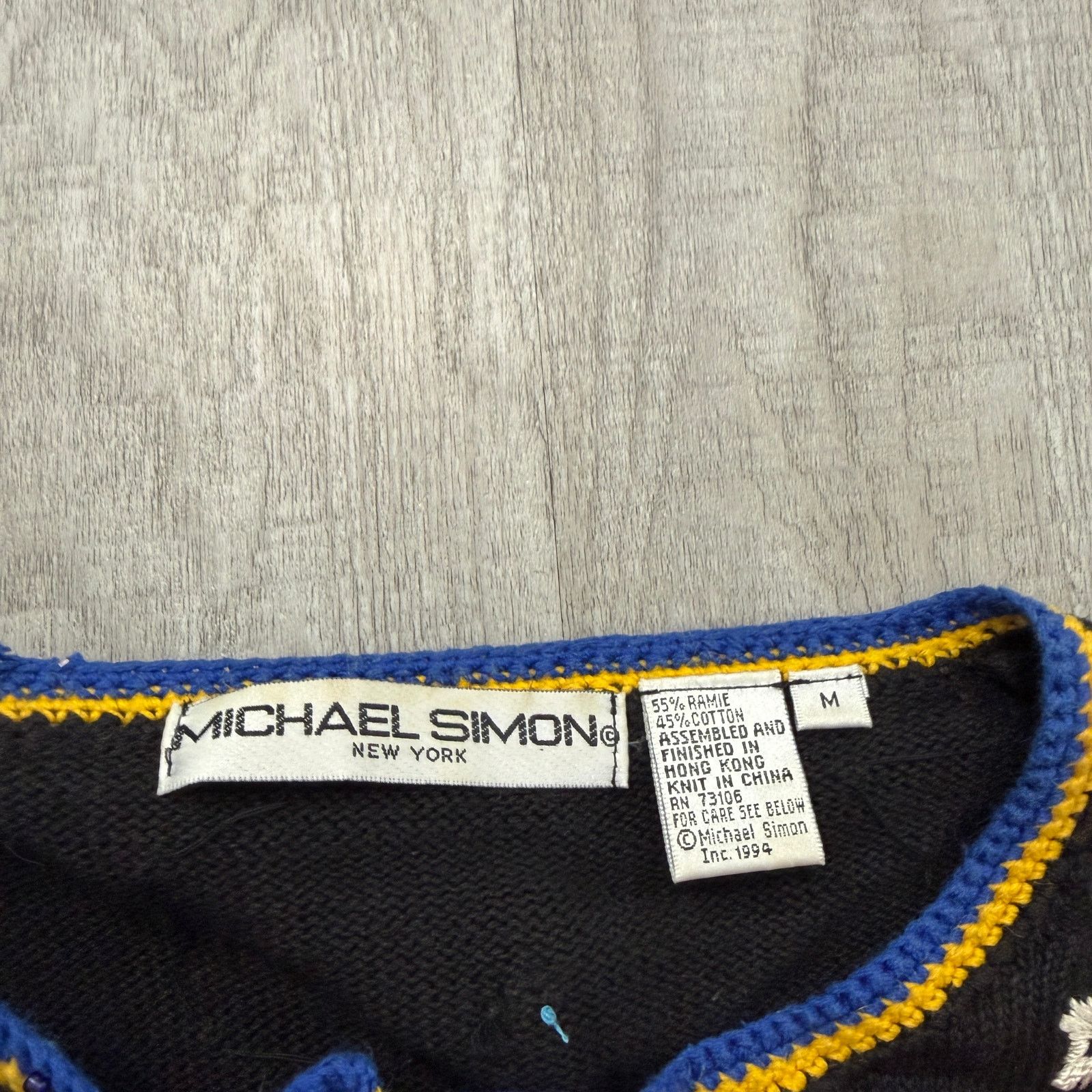 Vintage Vintage Michael Simon Cardigan Medium Cheerleader Football Size M / US 6-8 / IT 42-44 - 5 Thumbnail