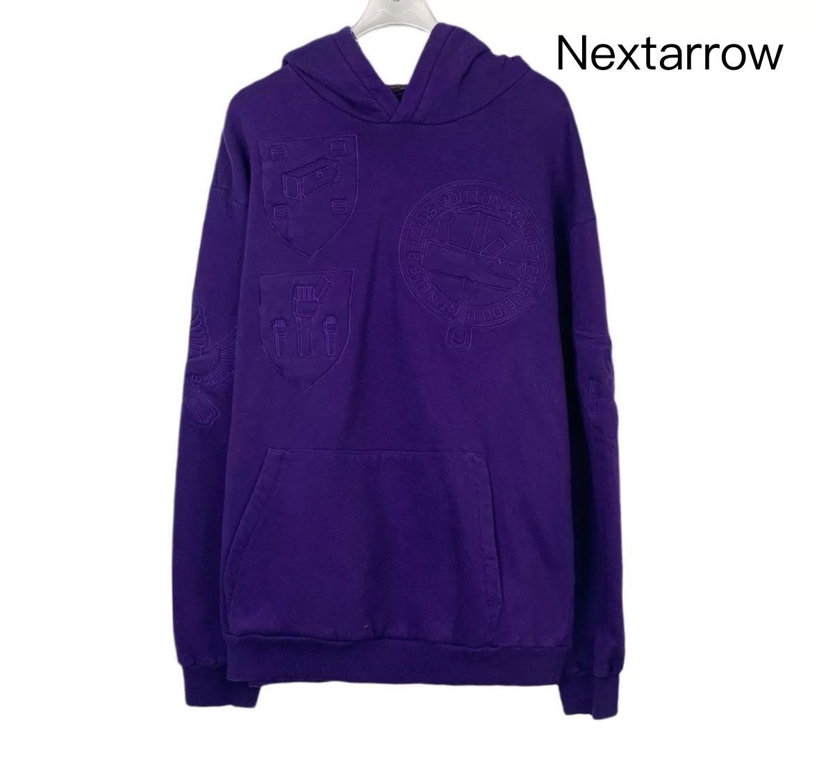 Louis Vuitton Louis Vuitton Lv Purple cotton long sleeved sweatshirt Size US L / EU 52-54 / 3 - 1 Thumbnail