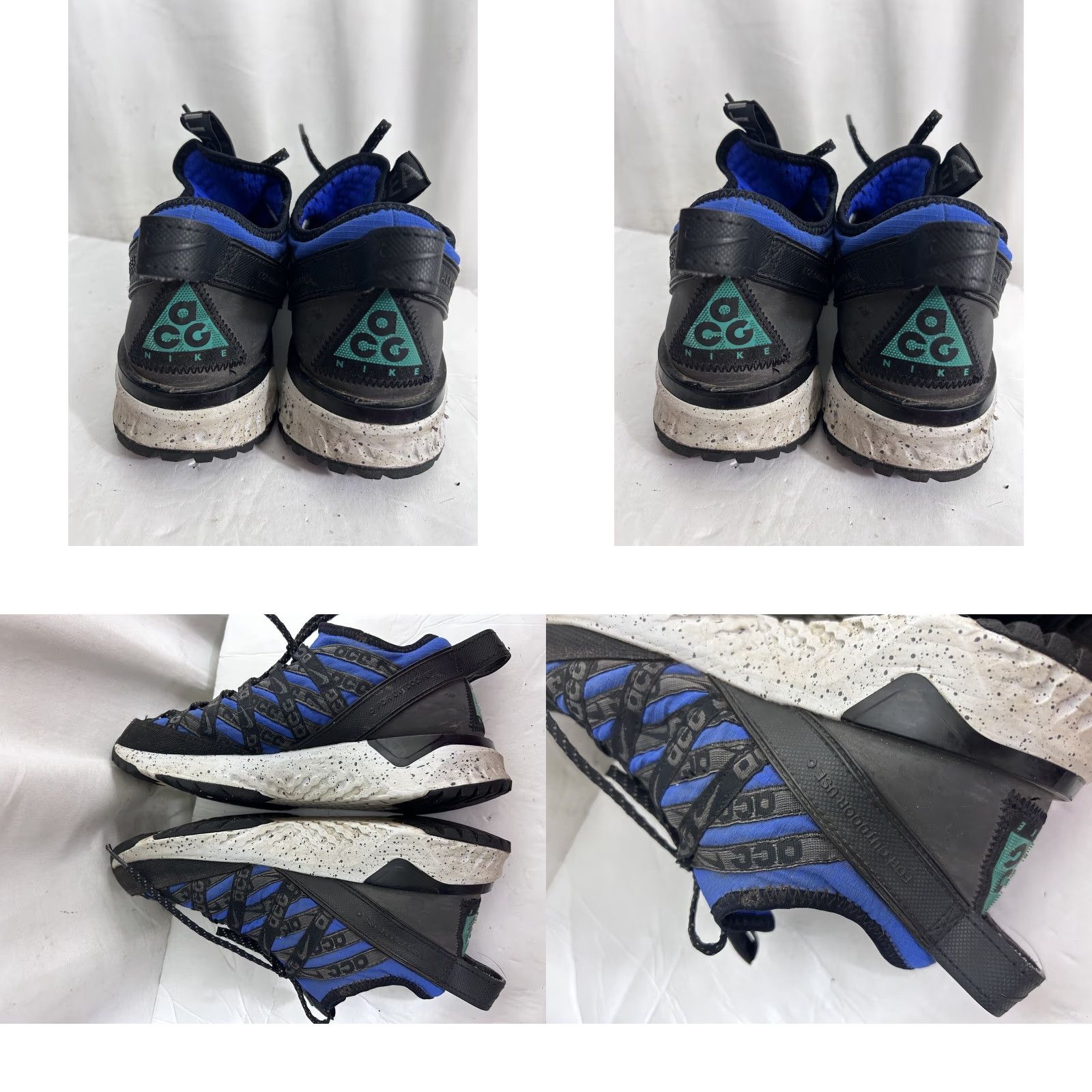 Nike Nike ACG React Terra Gobe Shoe Low Top Men US 5.5 Royal Blue Green BV6344-400 2018 2019 Trail Runner Nike Size US 5 / EU 37 - 9 Thumbnail